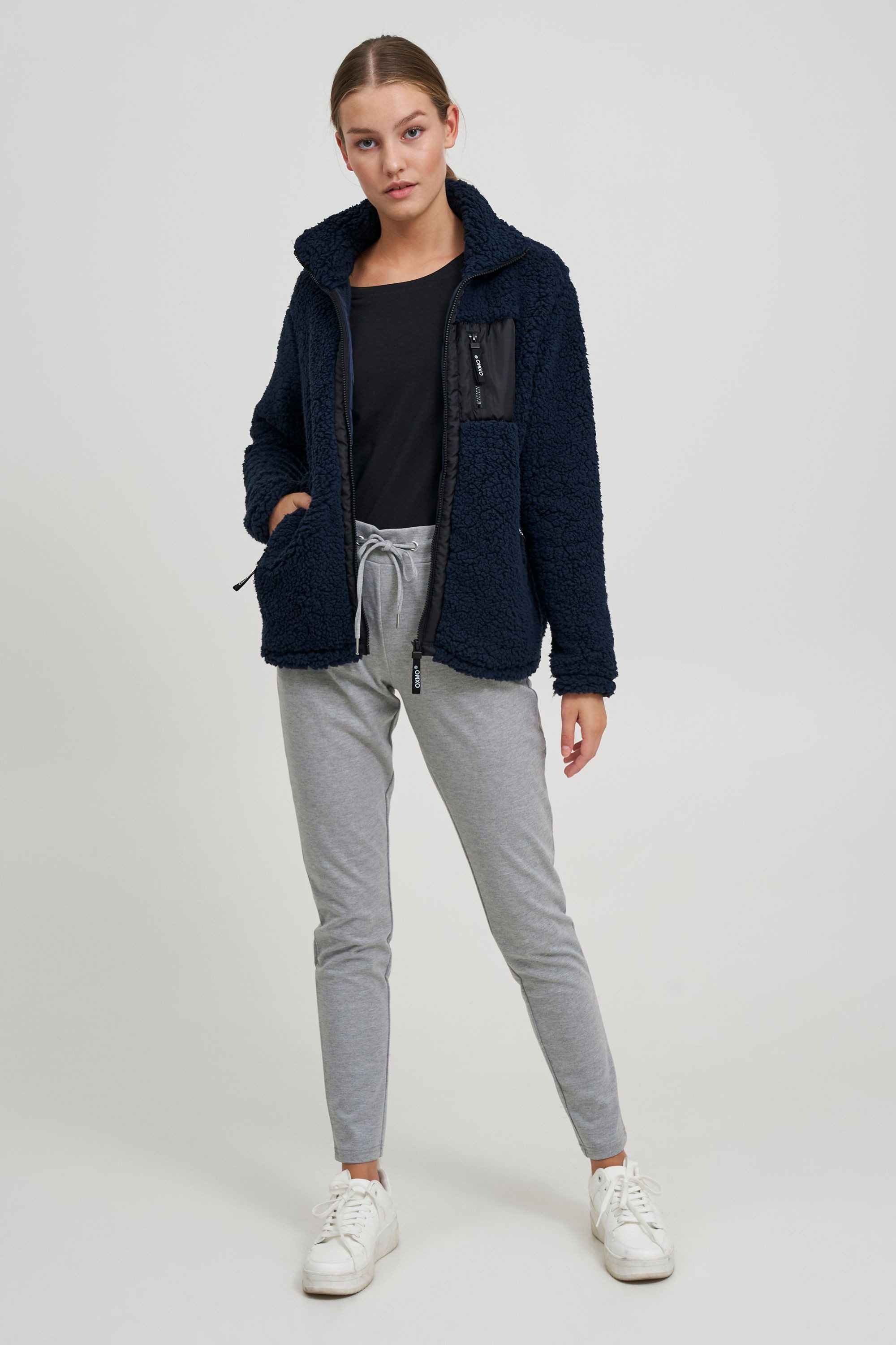 OXMO Fleecejacke OXEllin Fleecejacke mit Brusttasche günstig online kaufen
