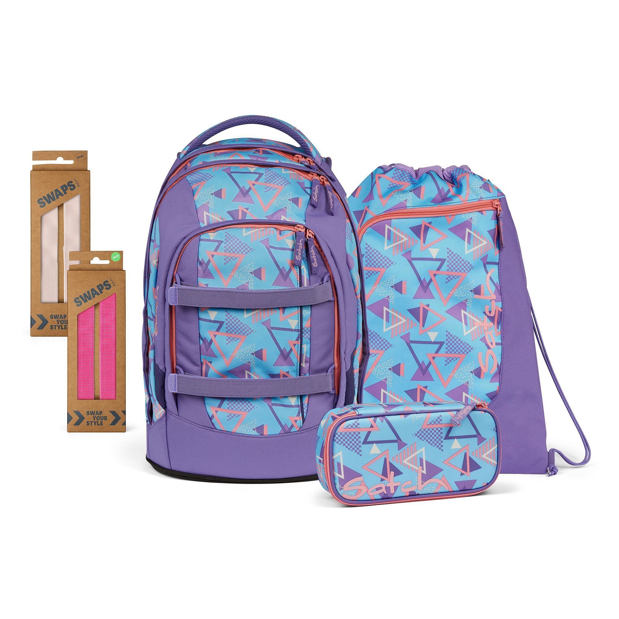 Satch Schulranzen Pack (5-tlg), Polyester