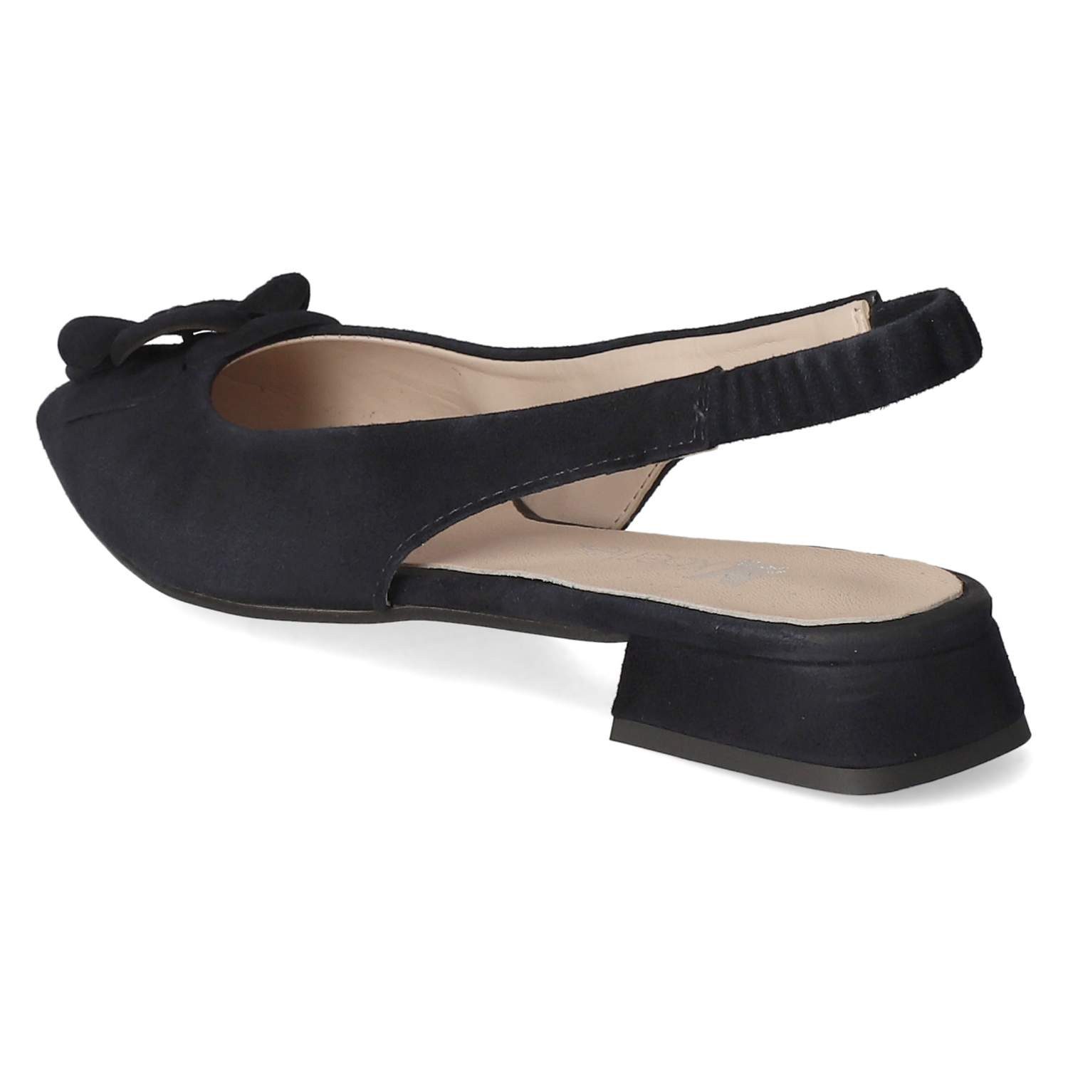 Kaerlek Kaerlek K104 Blu Damen Rauleder blau Slingpumps