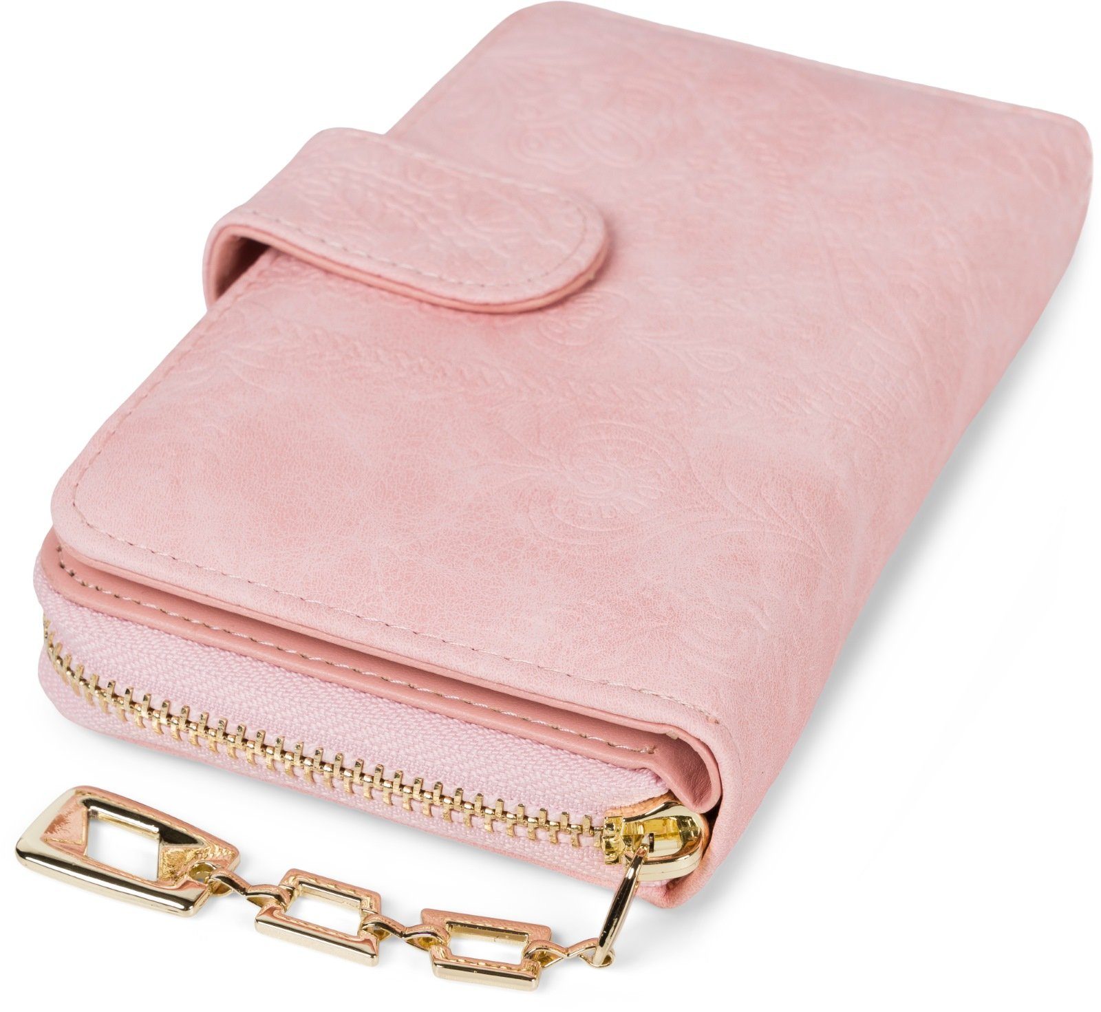 styleBREAKER Geldbörse Geldbörse mit Paisley Blumen Blüten Prägung (1-tlg) günstig online kaufen