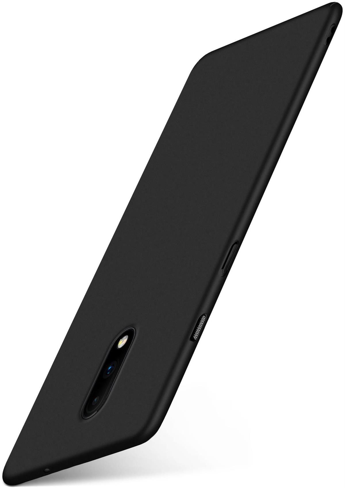 moex Handyhülle moex® Alpha Case für OnePlus 7, Hülle ultra dünn, Hardcase Back Cover, Schutzhülle Minimalistisch