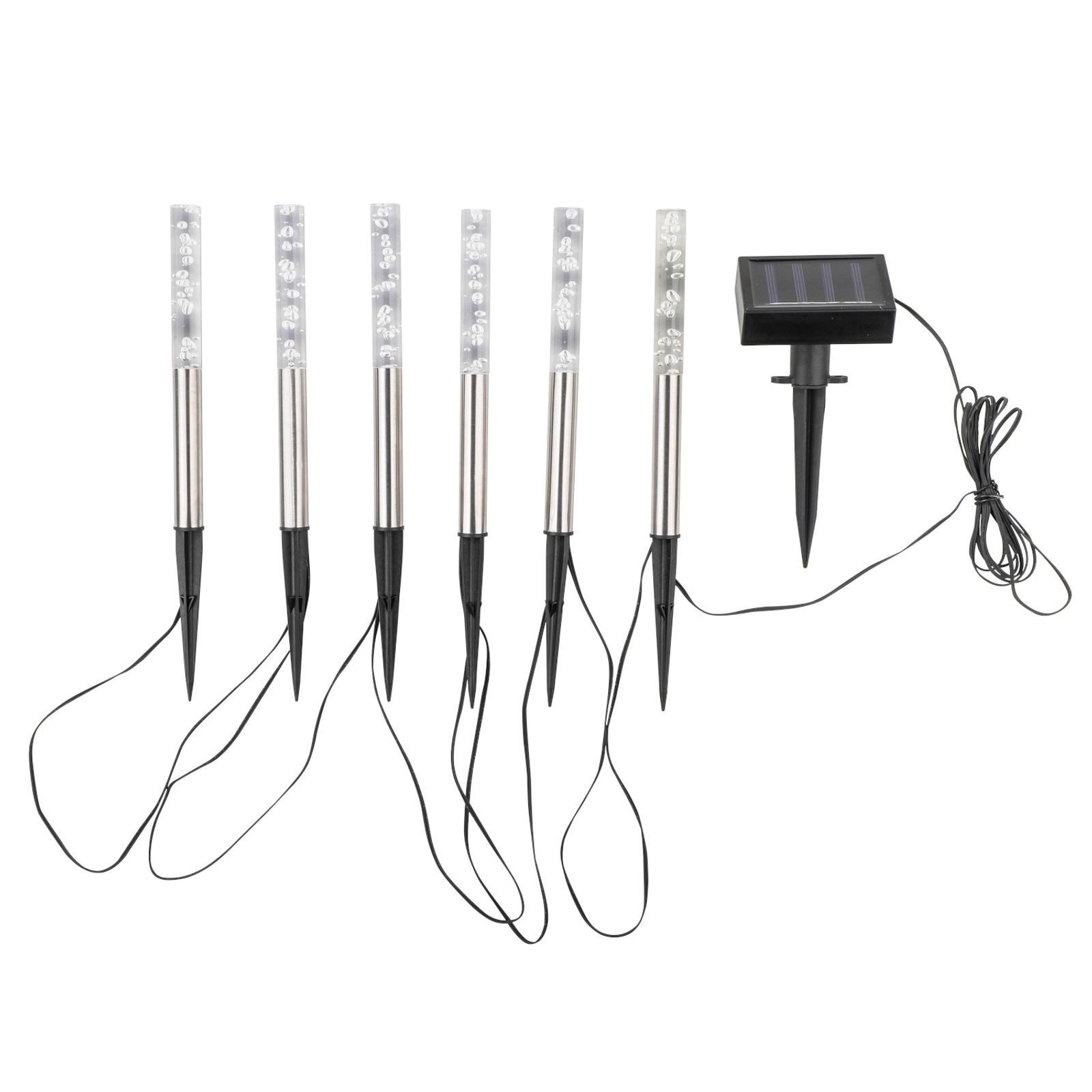 Gravidus LED Solarleuchte 6er Set LED Solarleuchten Bubbles für stimmungsvo günstig online kaufen