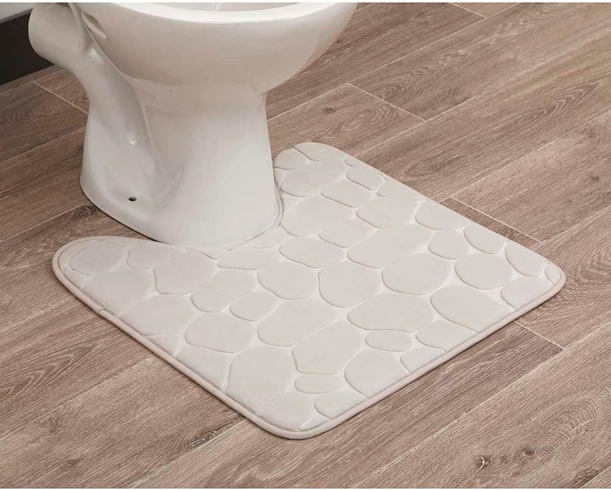 LikeKa WC-Vorleger mit Ausschnitt, Weicher Badezimmerteppich Badteppich mit günstig online kaufen