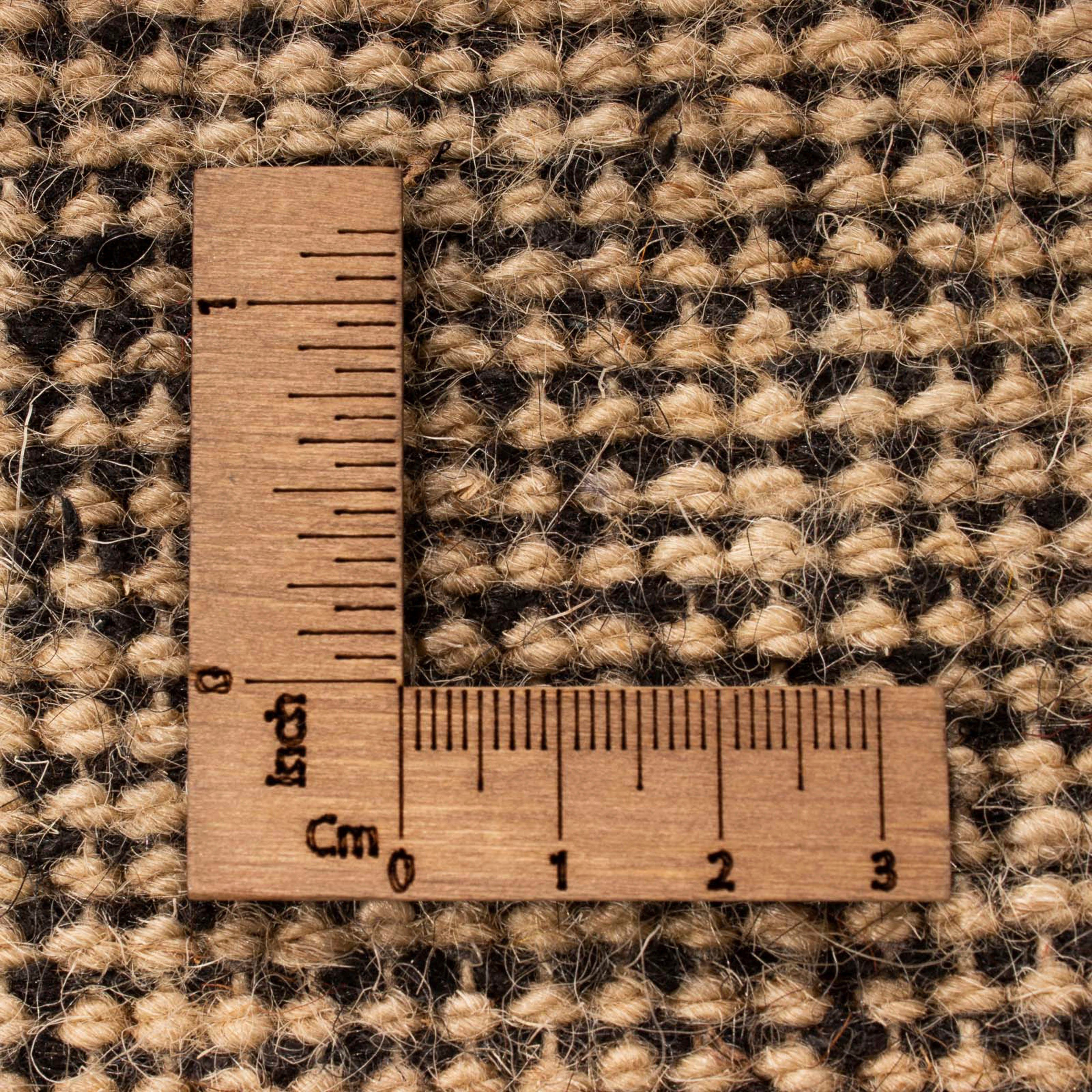 mit 140 - - beige, Zertifikat Handgeknüpft, Indus Höhe: x rechteckig, Wollteppich Gabbeh 202 morgenland, Wohnzimmer, Einzelstück - mm, 18 cm