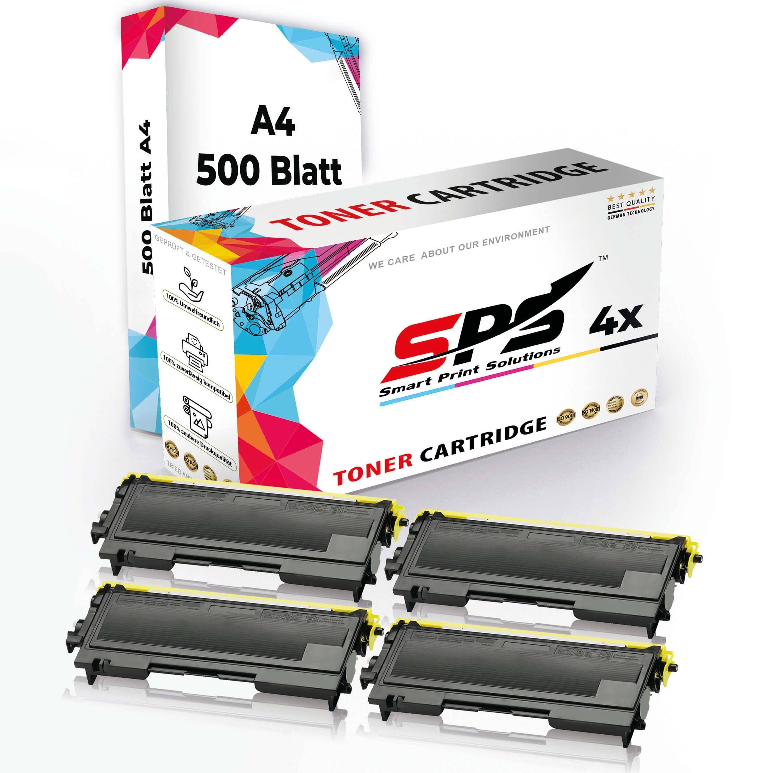 SPS Tonerkartusche Druckerpapier A4 + 4x Multipack Set Kompatibel für Brother Fax 2920, (4er Pack)