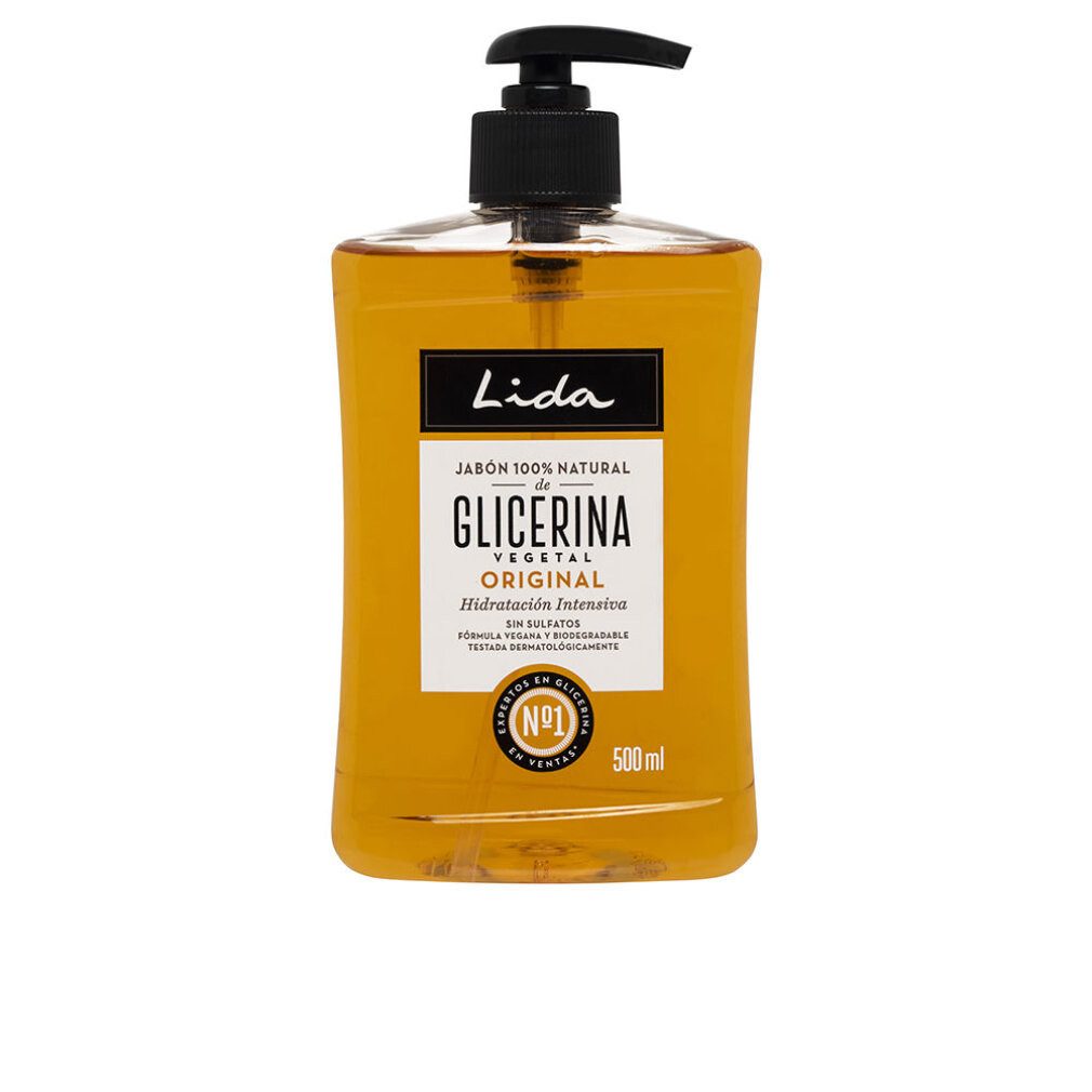 Lida Körperpflegemittel 100% NATÜRLICHE Glycerin-Handseife 500 ml