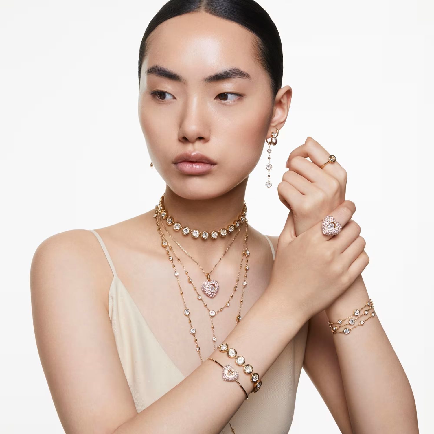 Swarovski Kette mit Anhänger Idyllia