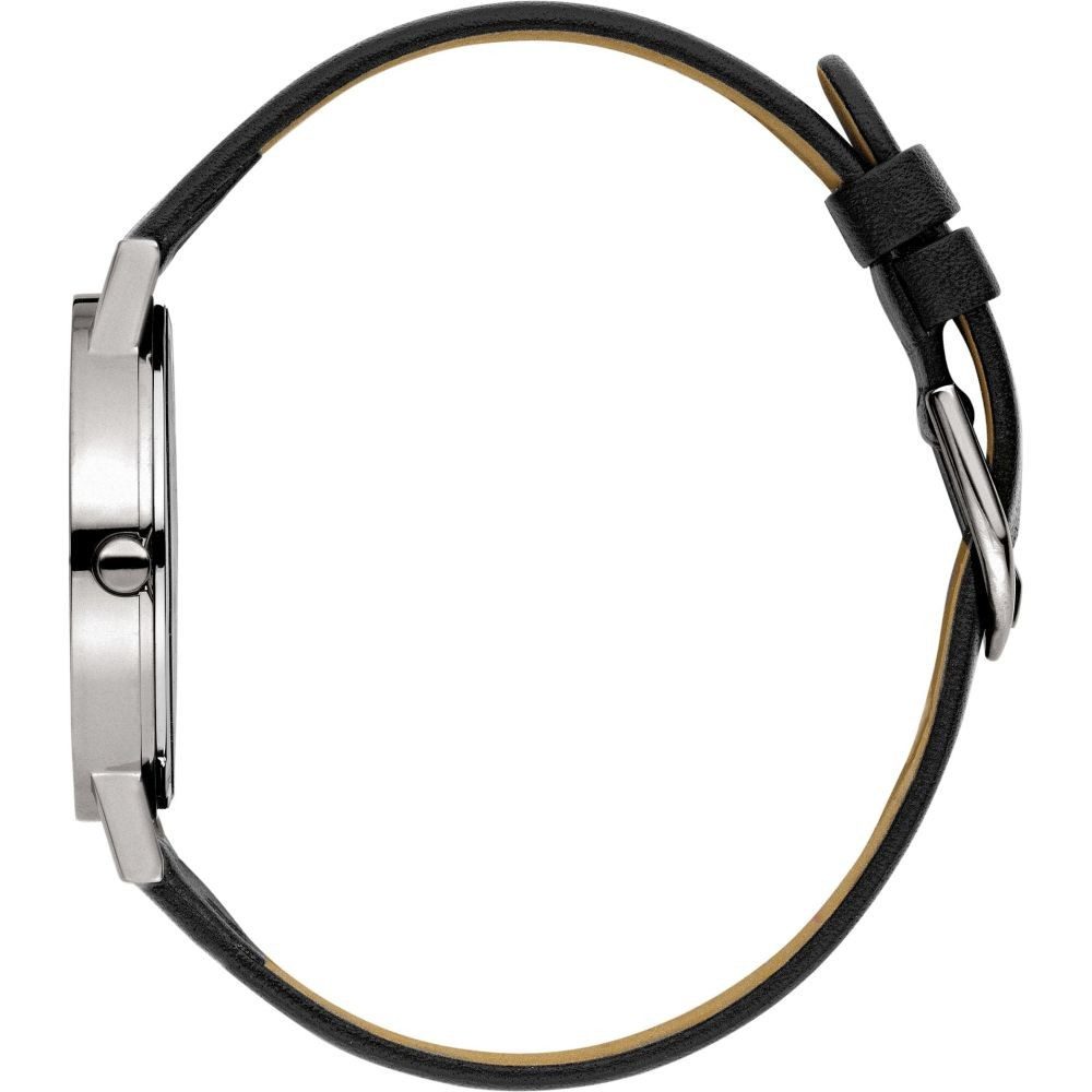 Danish Design Titanuhr DANISH DESIGN Herren Armbanduhr RHINE IQ13Q1273 schwarz 39mm Lederband