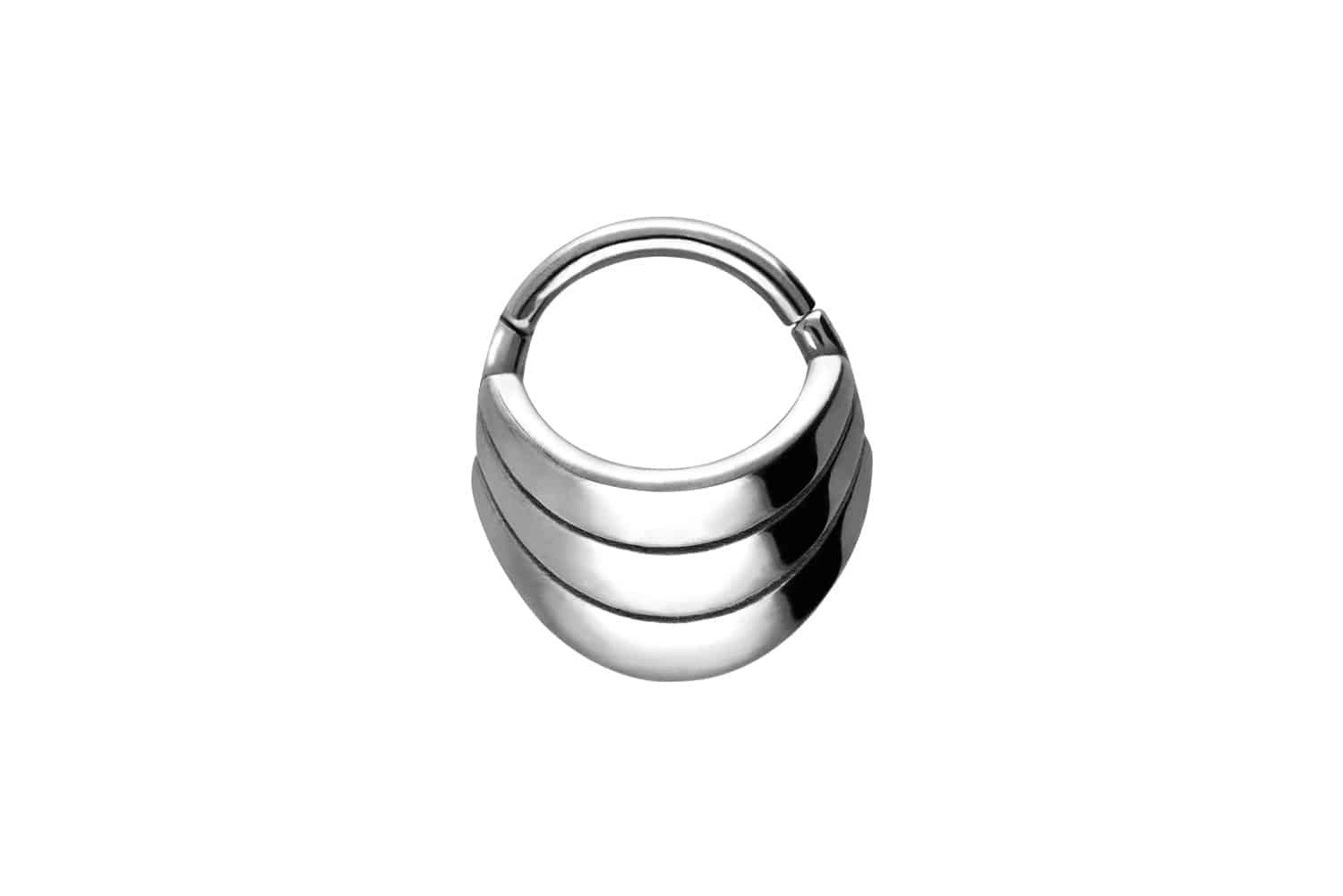 Piercing-Set Chirurgenstahl Segmentring Clicker ETHNO-DESIGN