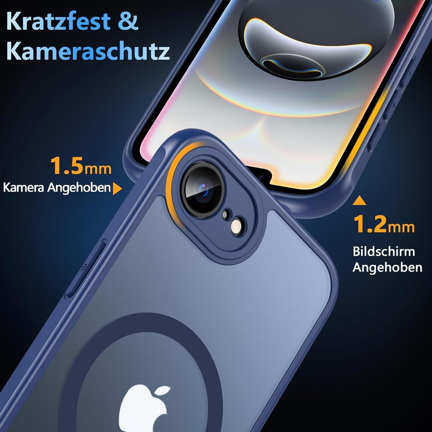 CoolGadget Handyhülle Magnet-Hülle für iPhone 17e / iPhone 16e Schutzhülle magnetisch 6,1 Zoll, Hülle Matt Stoßfest kompatibel mit Magsafe Zubehör Kameraschutz Case