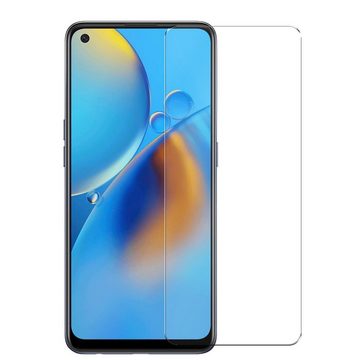 CoolGadget Schutzfolie Panzerfolie für OPPO A96, (9H Härtegrad, 2x Schutzglas, 1xReinigungset), Displayfolie Panzer Schutzfolie 2 Stück für OPPO A96 Glas Folie