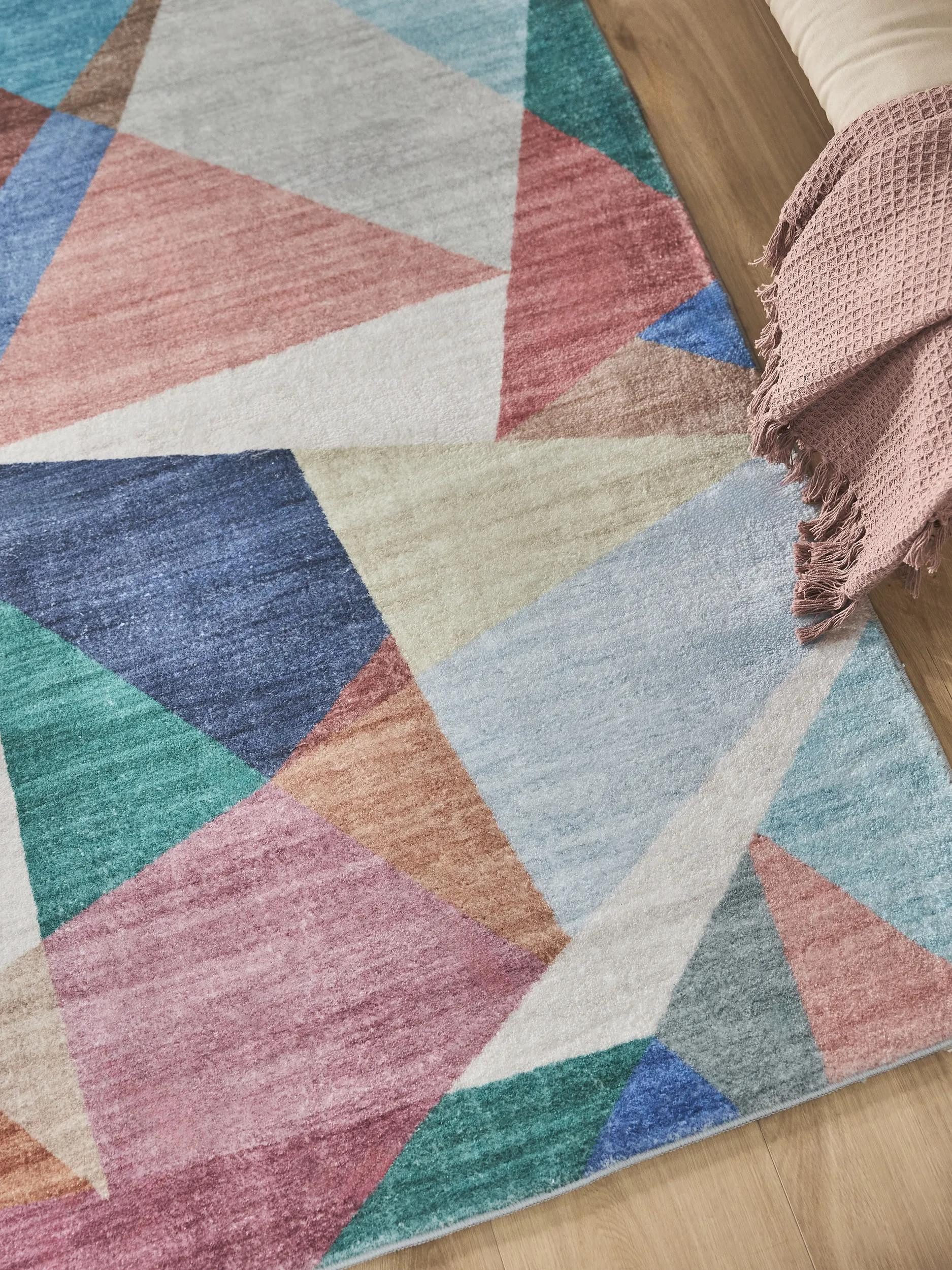 benuta Teppich Mara, rechteckig, Höhe: 6 mm, Kunstfaser, Berber, Ethno-Style, Wohnzimmer