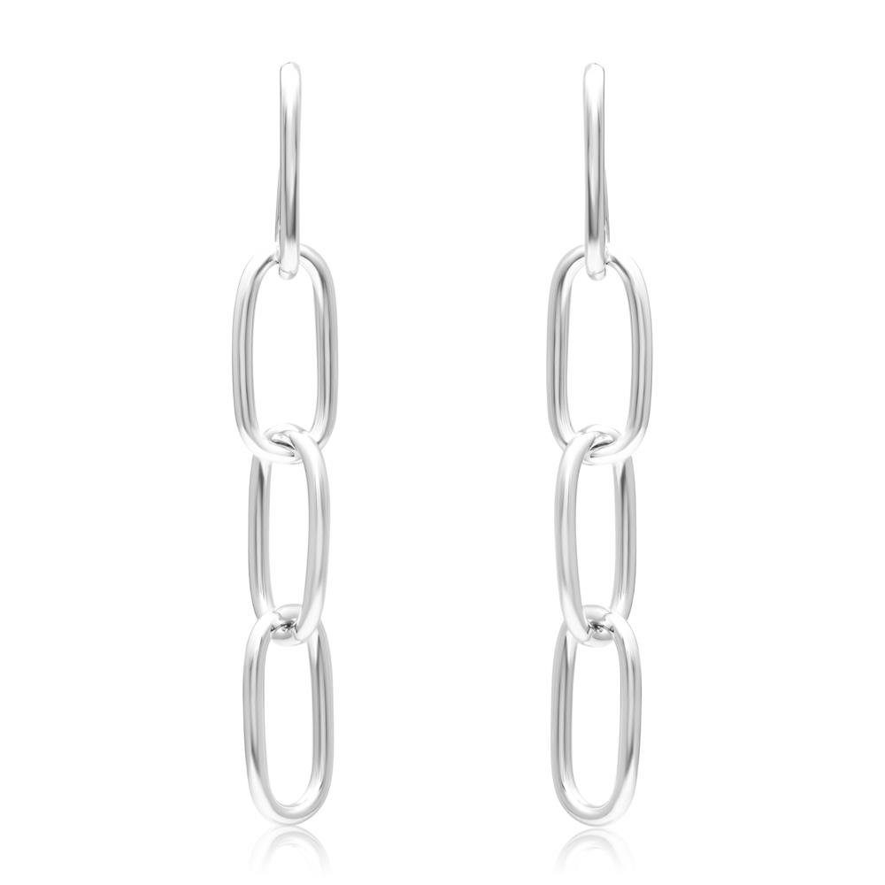 lanii Paar Ohrstecker Damen Ohrstecker Gliederketten aus Sterlingsilber von lanii. € 53,90