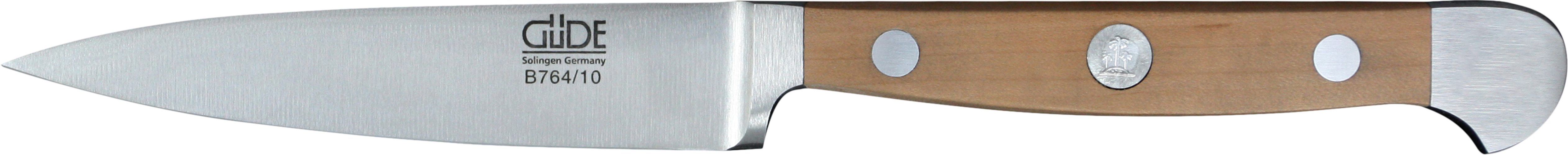 Güde Messer Solingen Spickmesser Güde Alpha Spickmesser 10cm, Birnenholz