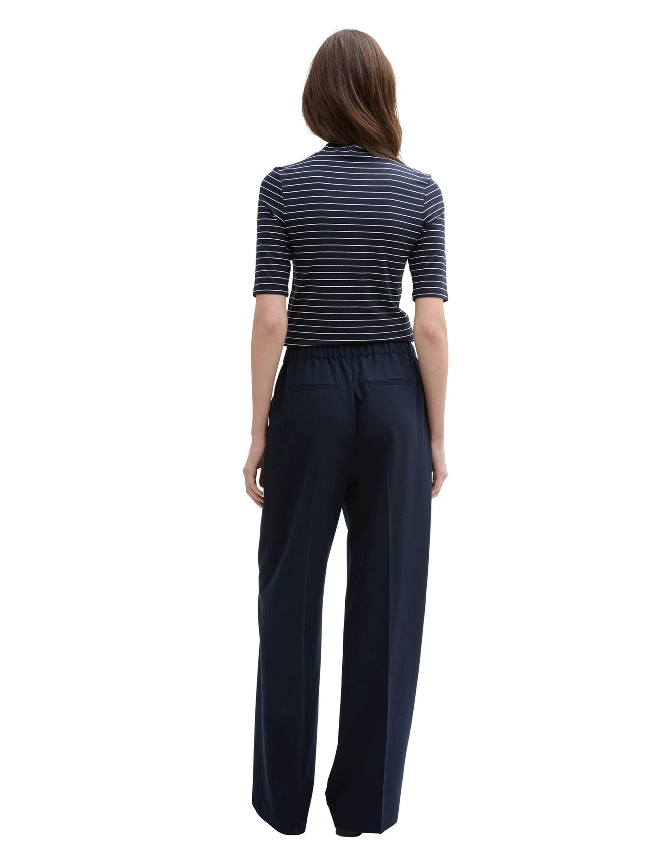 TOM TAILOR Denim Bügelfaltenhose (1-tlg) Drapiert/gerafft günstig online kaufen