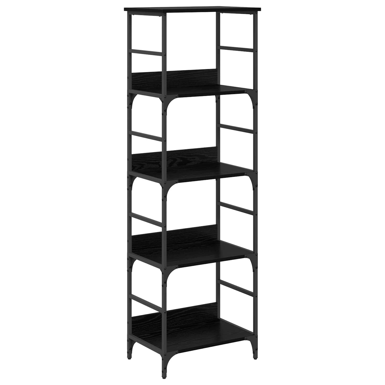 vidaXL Bücherregal Bücherregal 4 Ebenen 50 x 33 x 153 cm Holzwerkstoff, 1-tlg.