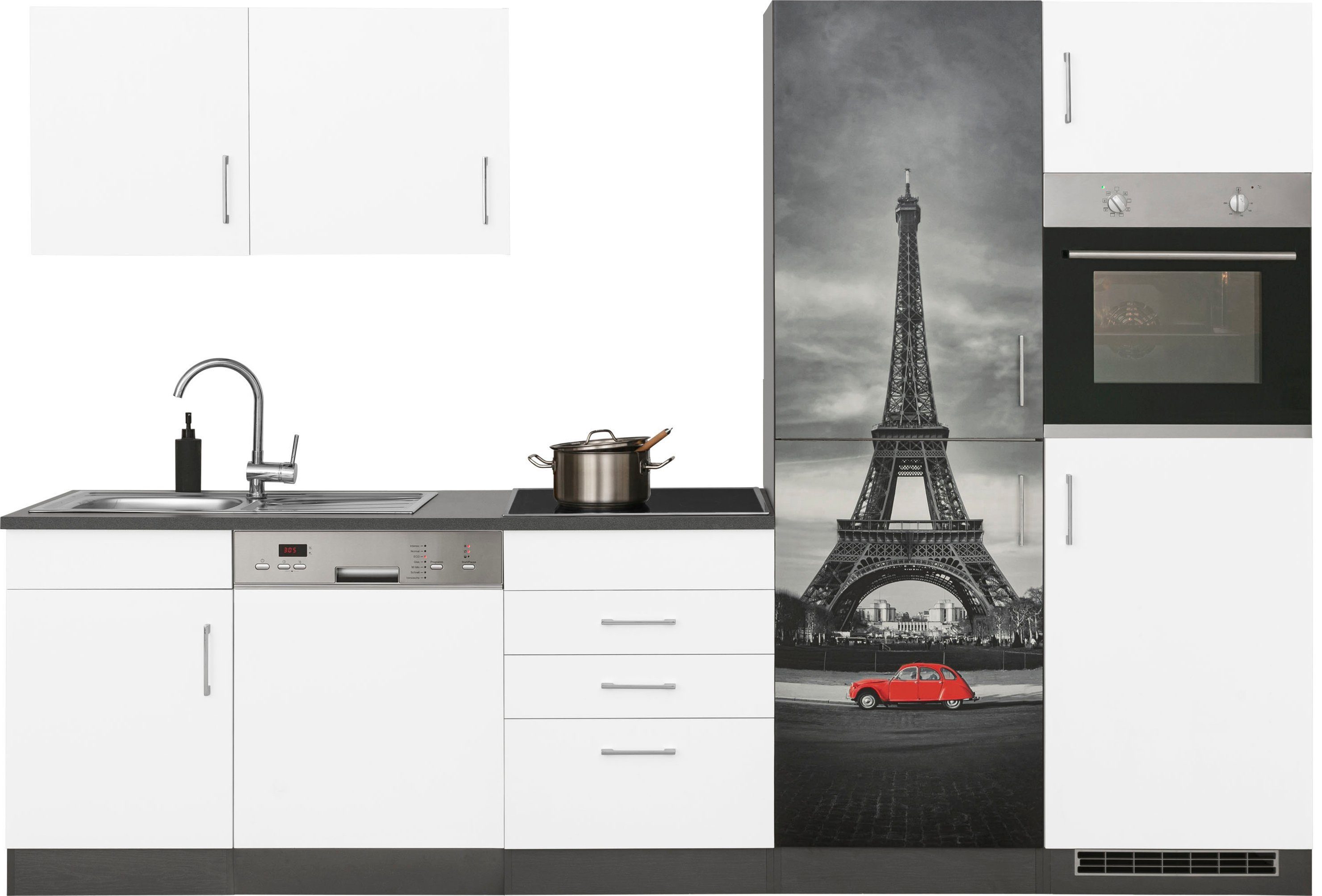 Küchenzeile KS-Paris – Küchen mit einzigartigen Fotomotiven auf den Fronten