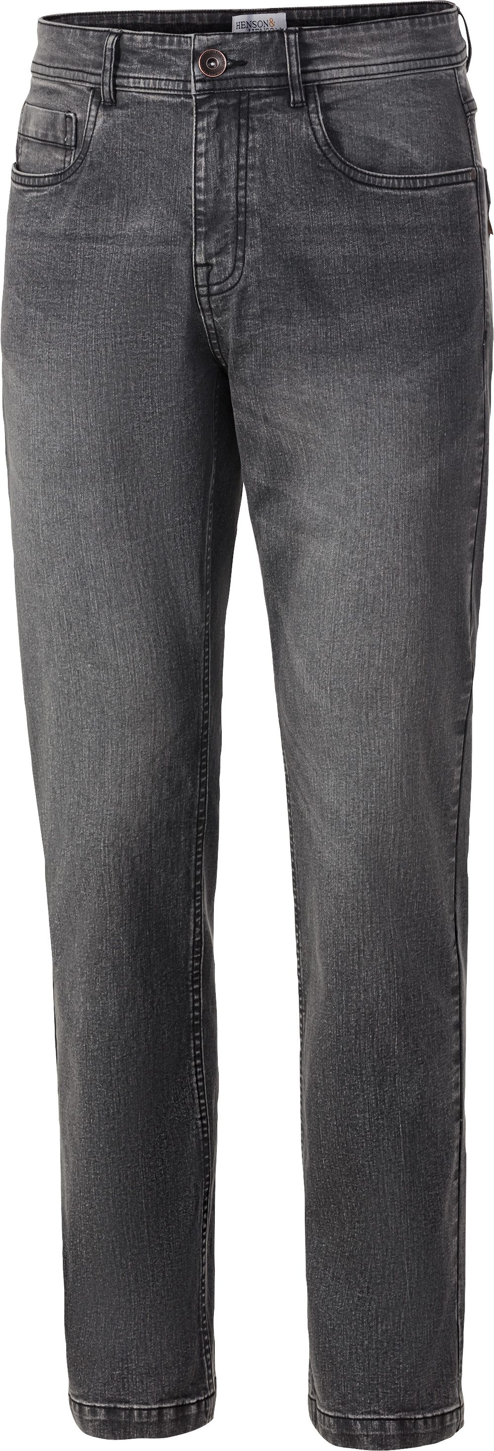 HENSON&HENSON Stretch-Jeans (Set, 2er-Pack) aus strapazierfähigem 12 oz Den günstig online kaufen
