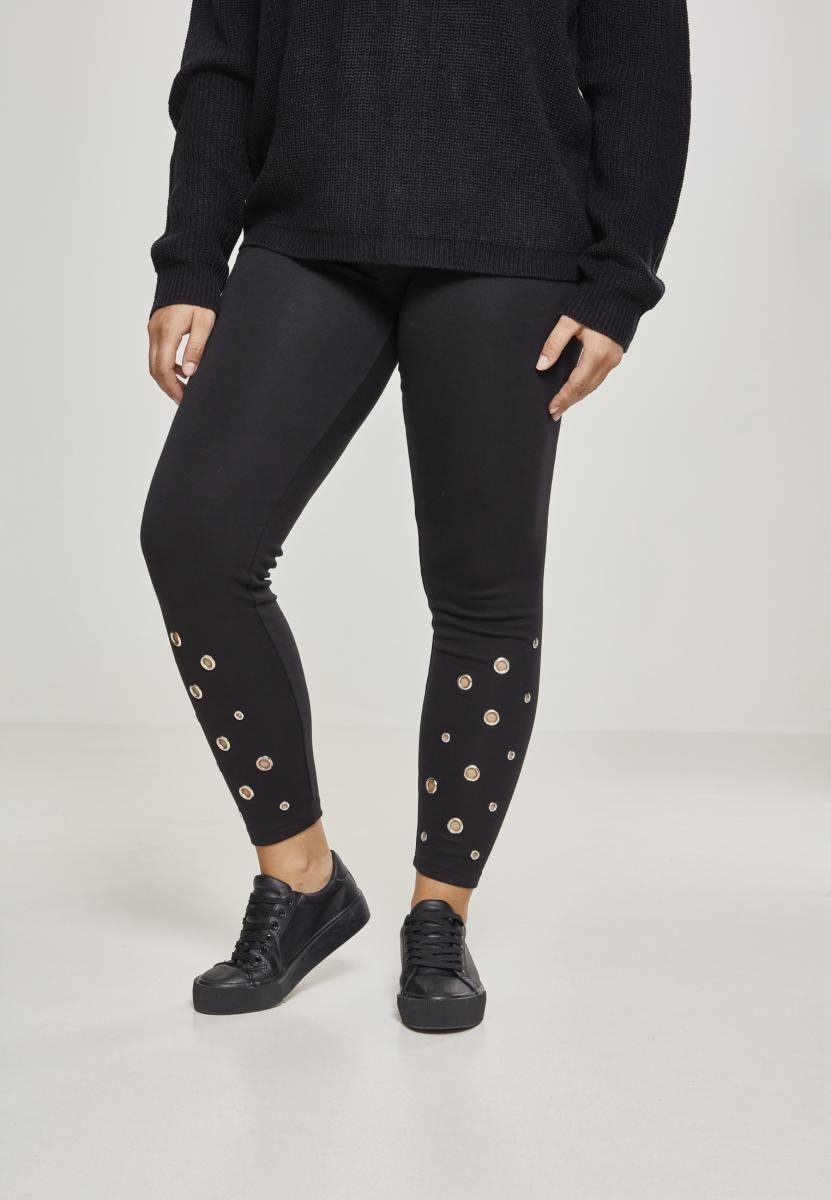 URBAN CLASSICS Leggings Ladies Eyelet Leggings XS bis 5XL