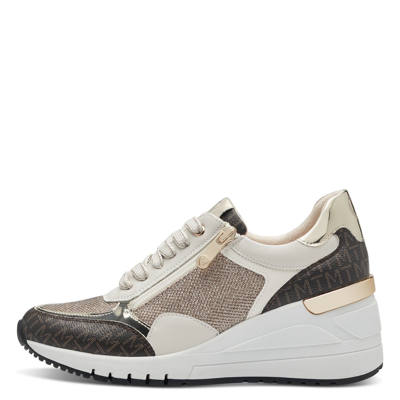 MARCO TOZZI Damen Sneaker 2-23723-41-402 CREAM COMBI Sneaker