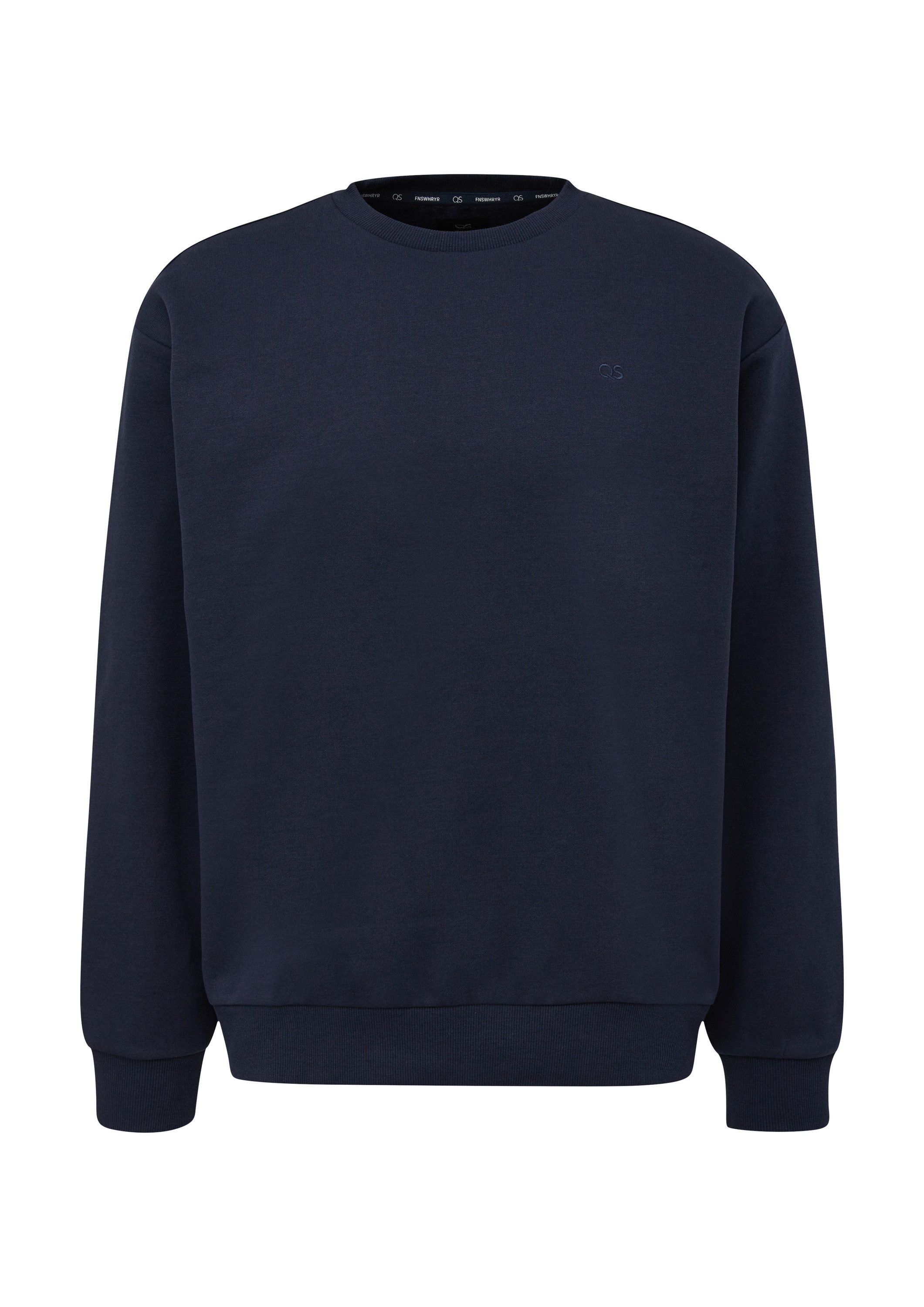 QS Sweatshirt Sweatshirt Sweatshirt mit Logo-Stickerei günstig online kaufen