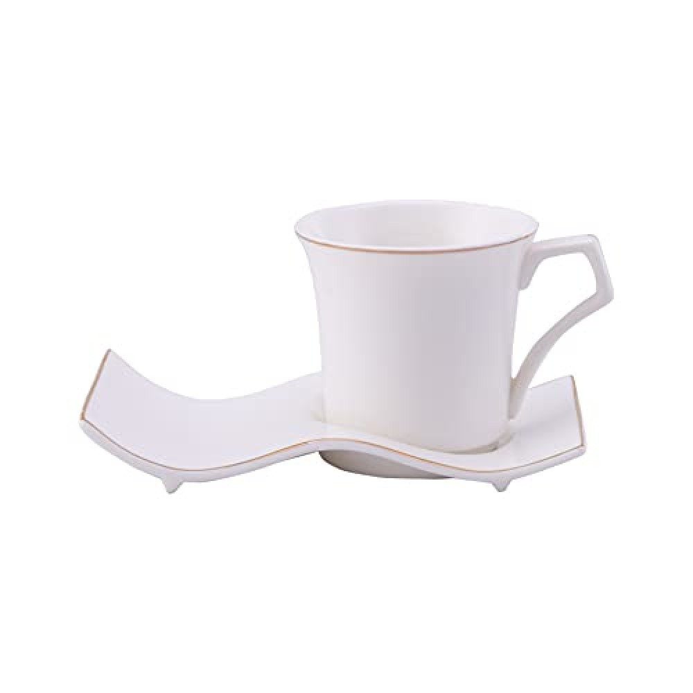 Kaffeeservice Laura Kaffeeservice für 6 Personen 6x Untertasse, Mokkatassen