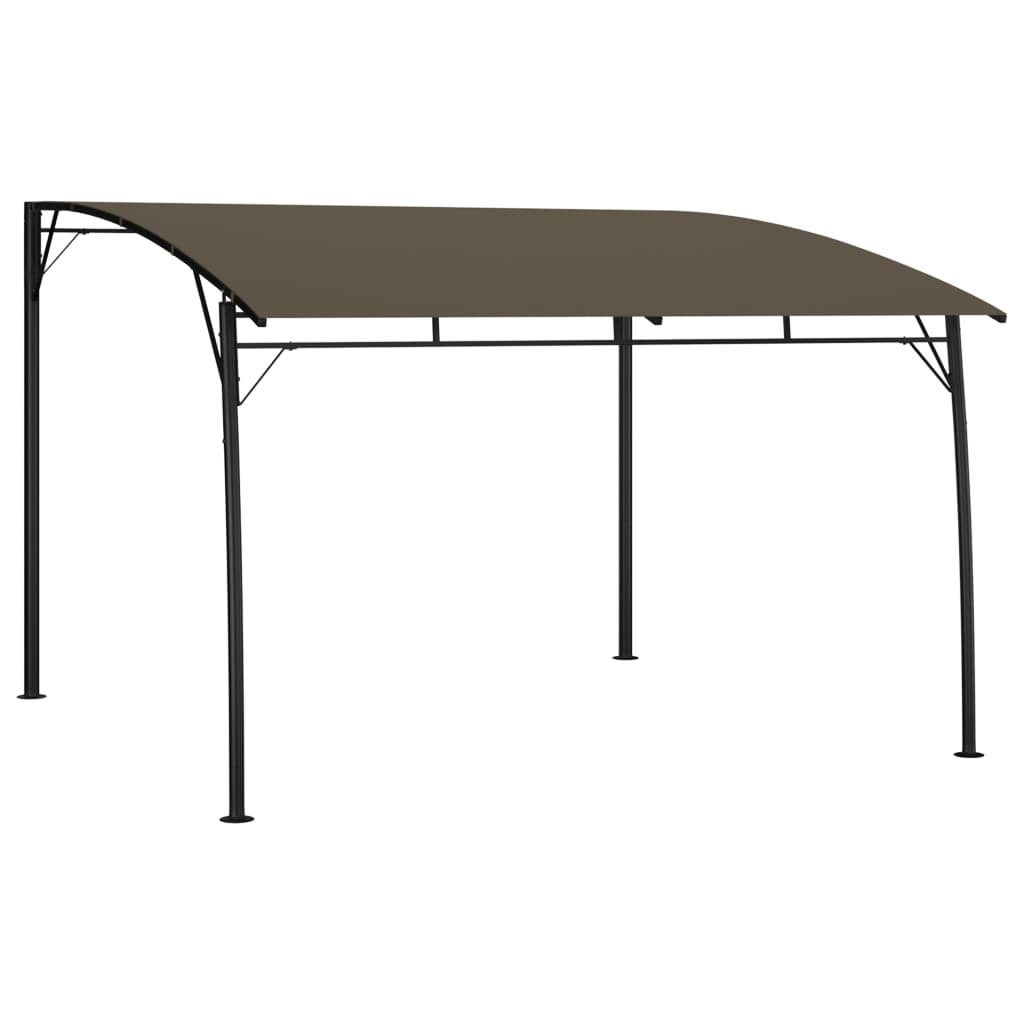 vidaXL Pavillon 3 x 3 x 255 m Garten-Sonnenschutz 3x3x2,55 m Taupe Garten