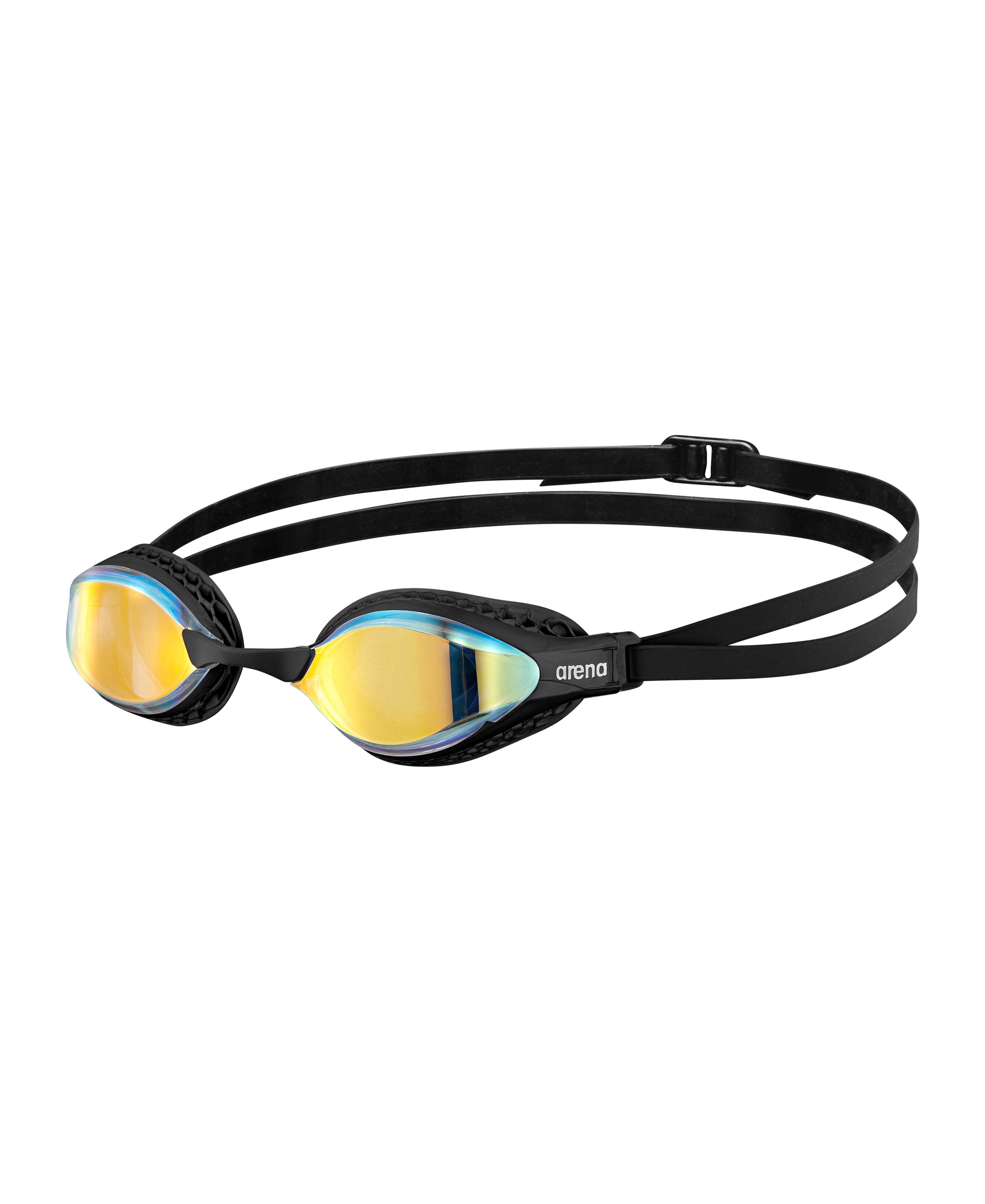 Arena Schwimmbrille AIR-SPEED MIRROR, für Erwachsene, mit Honigwaben-Dichtungen, Anti-Fog-Beschichtung