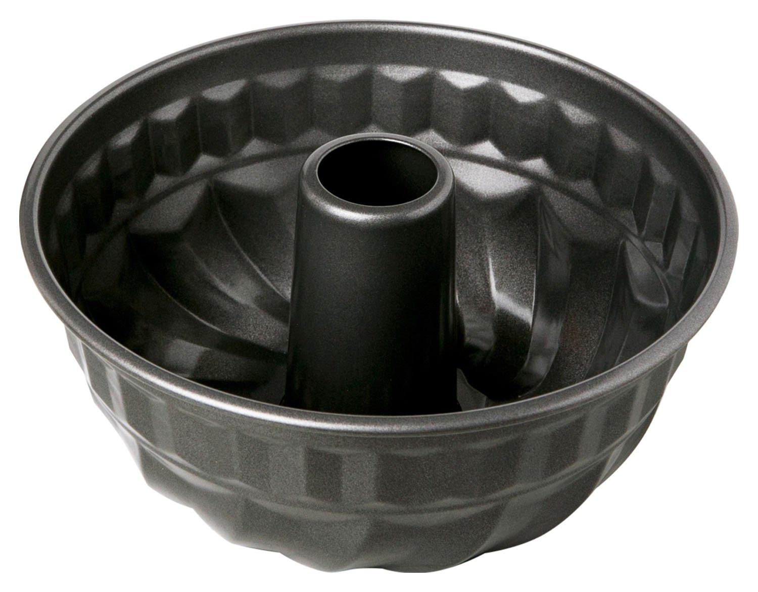 Birkmann Gugelhupfform EASY BAKING, Ø 22 cm, Anthrazit, Karbonstahl, antihaftbeschichtet