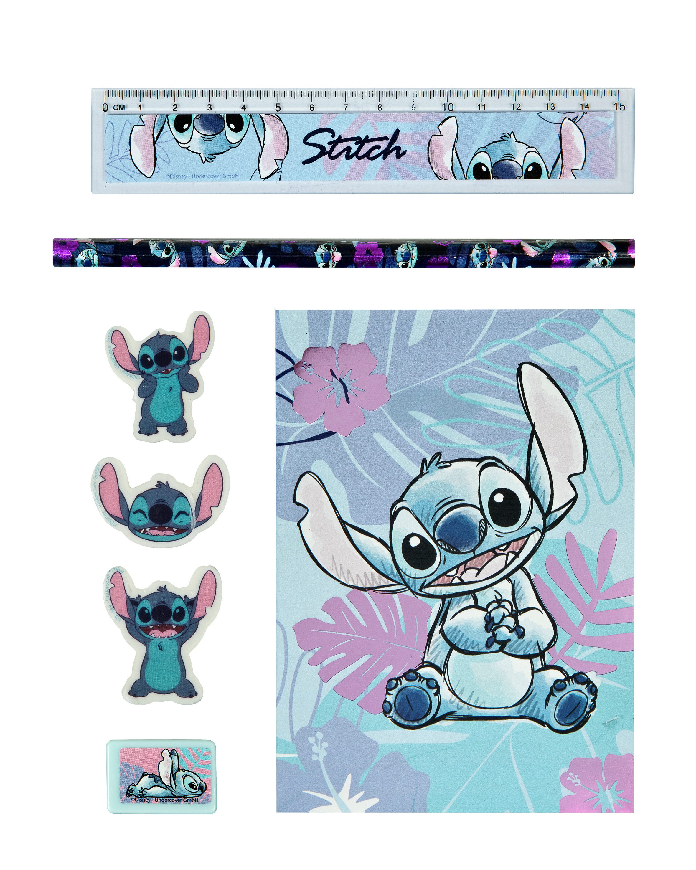 UNDERCOVER Schreibgeräteetui Lilo & Stitch Notizset günstig online kaufen