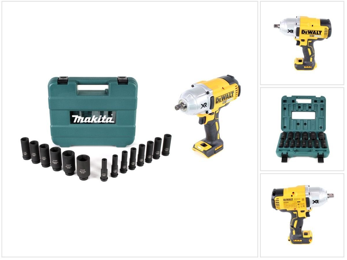 DeWalt Akku-Schlagschrauber DCF 899 N Akku Schlagschrauber 18 V 950 Nm 1/2" Brushless + 14 tlg. S