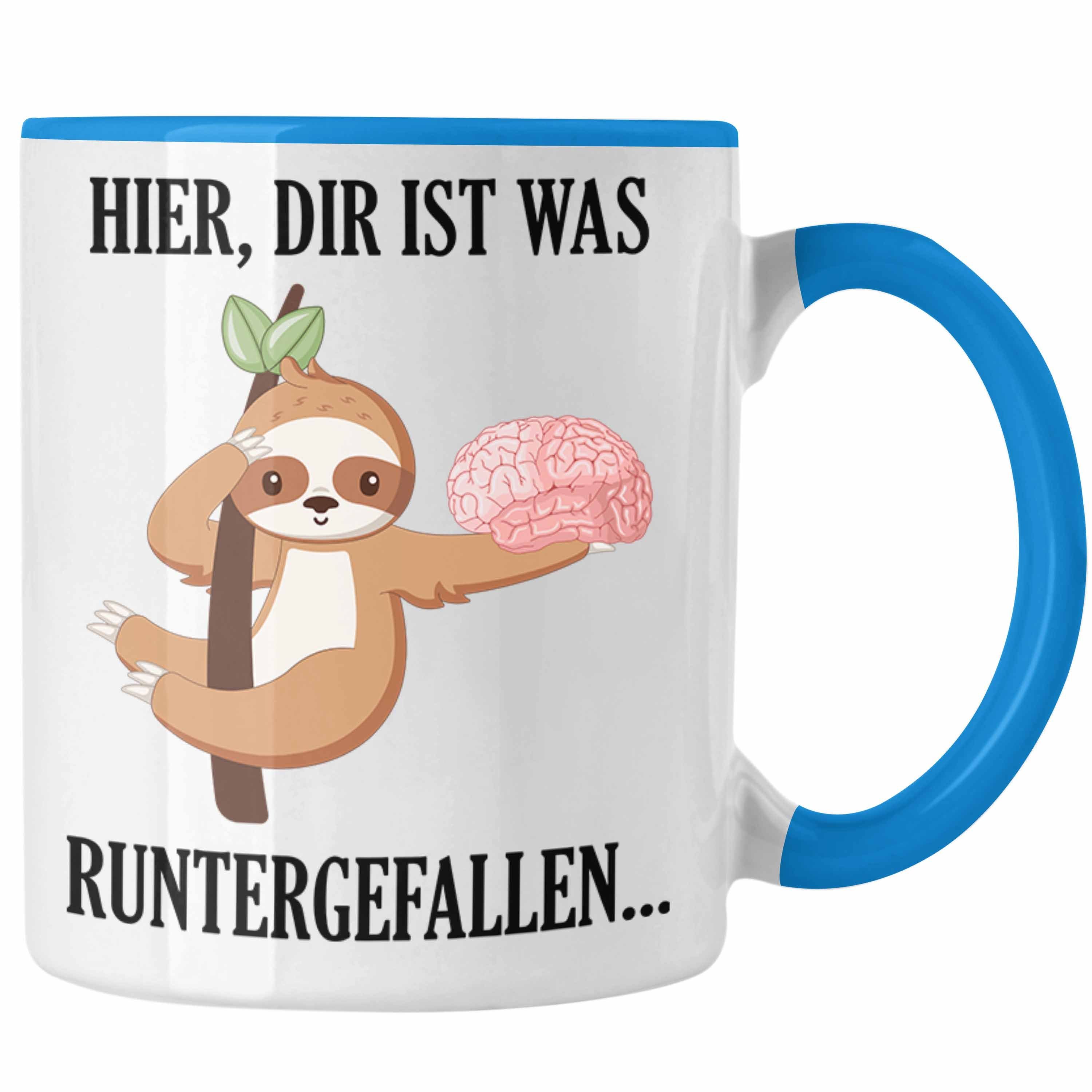 Trendation Tasse Dir Ist Was Runtergefallen Tasse Spruch Witzig Humor