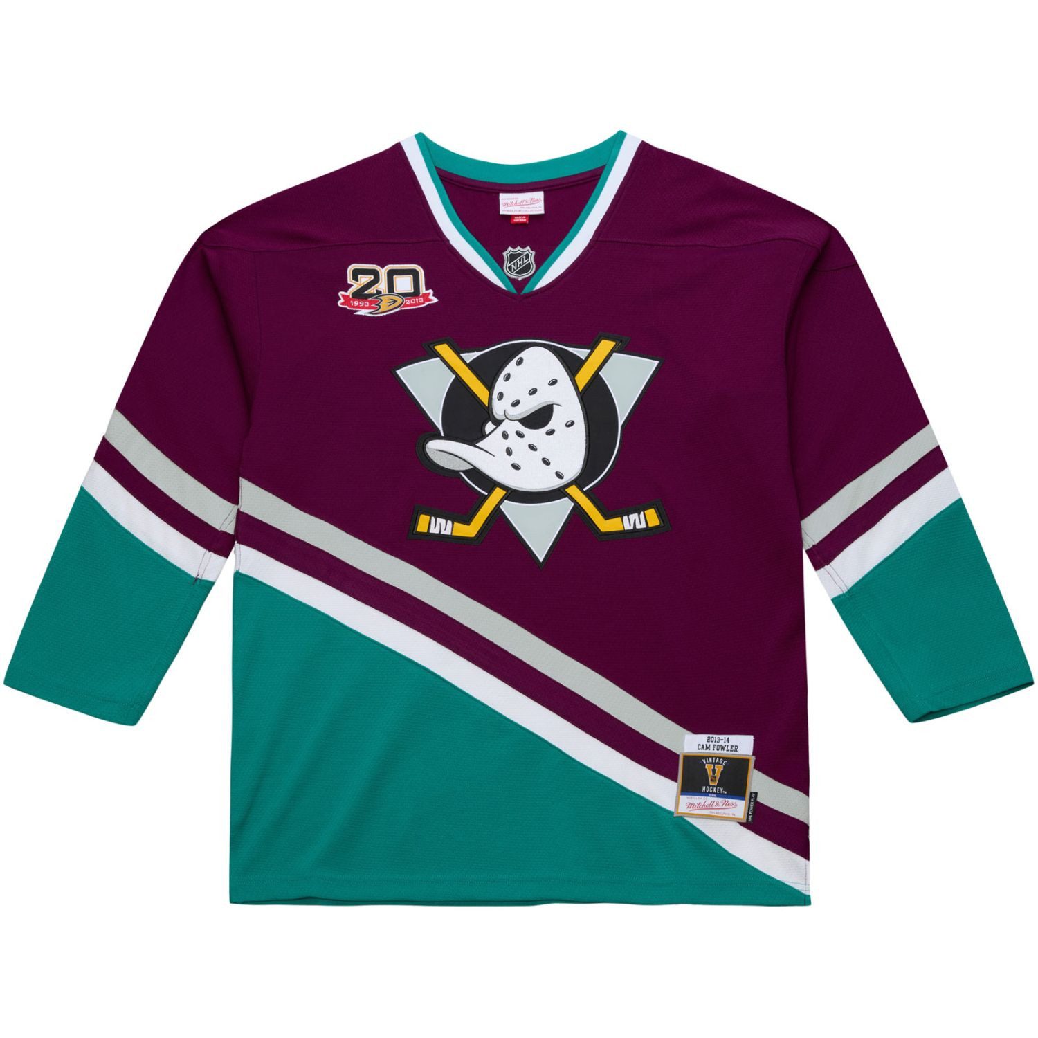 Mitchell & Ness Eishockeytrikot Cam Fowler Anaheim Ducks 2013 Jersey günstig online kaufen