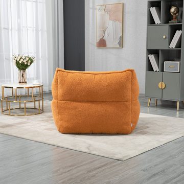 REDOM Sitzsack Lazy Sofa, mit hoher Rückenlehne, mit Fußhocker (langlebiger Komfort-Schaukelstuhl, Couchsessel für Erwachsene und Kinder, für drinnen und draußen)