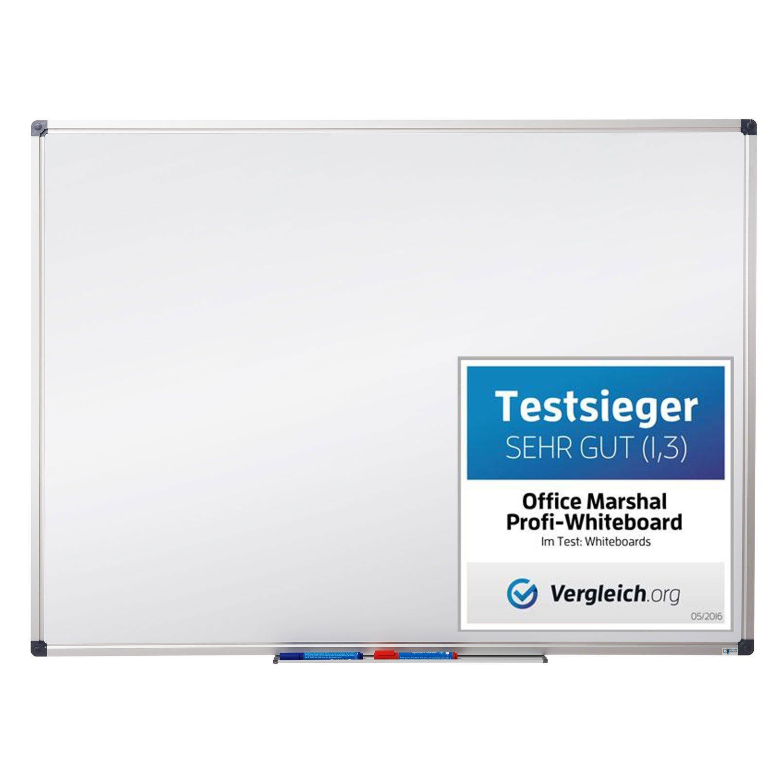 Karat Magnettafel Whiteboard Office, Magnettafel, verschiedene Größen, Lackiert, Extra kratzfest