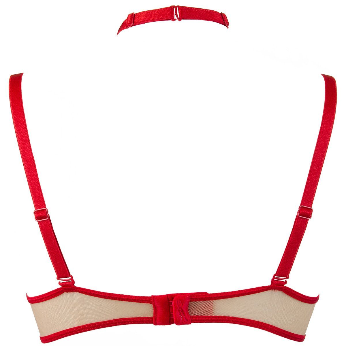 Axami Bustier V-9651 bra cups with - (L/XL,S/M,XSS) open red