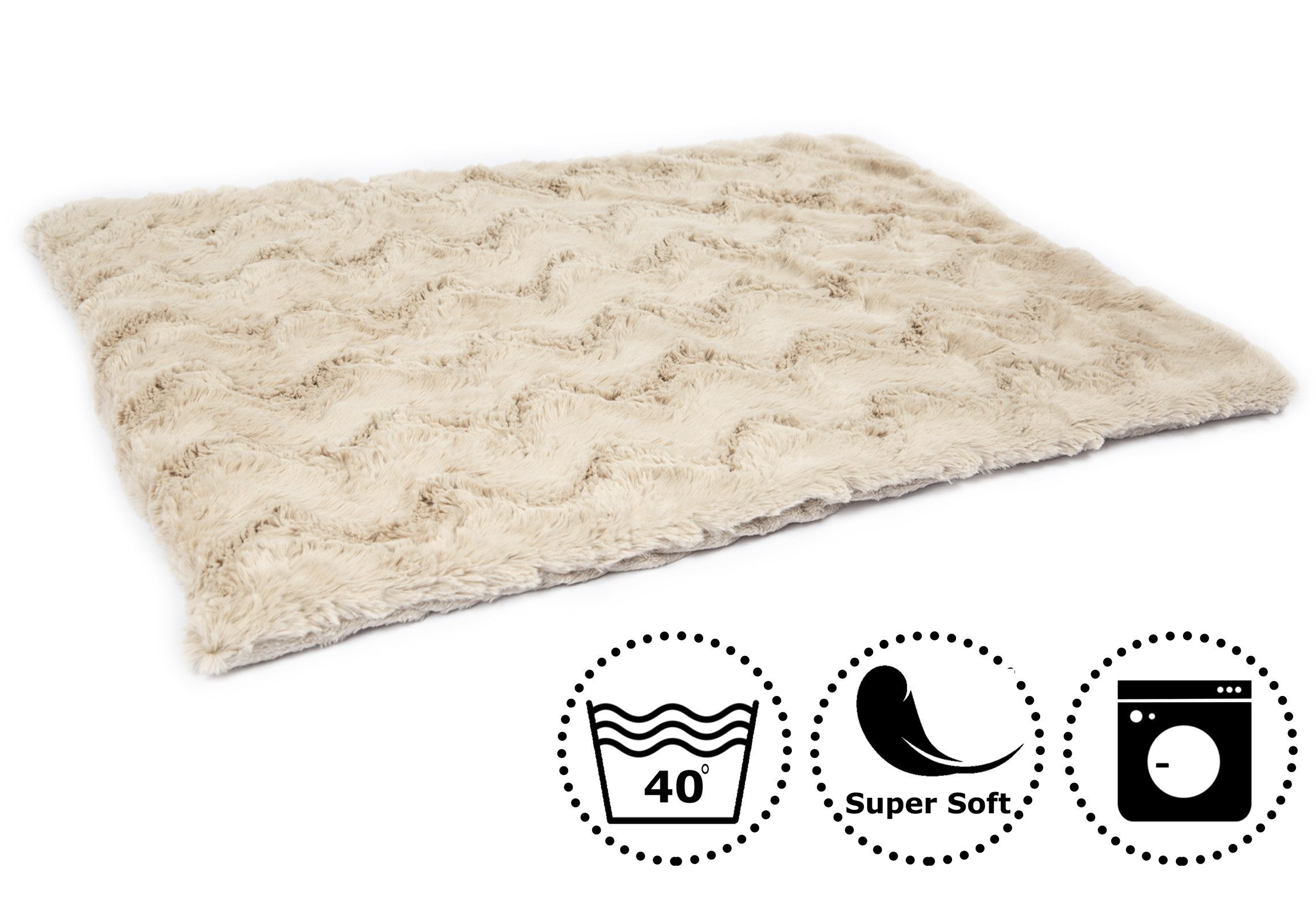 CopcoPet Tierdecke Hundedecke Cheyenne Beige ca.60 günstig online kaufen