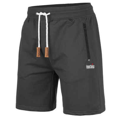 Mount Swiss Shorts »Mount Swiss kurze Freizeithose Herren Liam I Kurze« (1-tlg) Seitentaschen + Gesäßtasche mit Reißverschluss