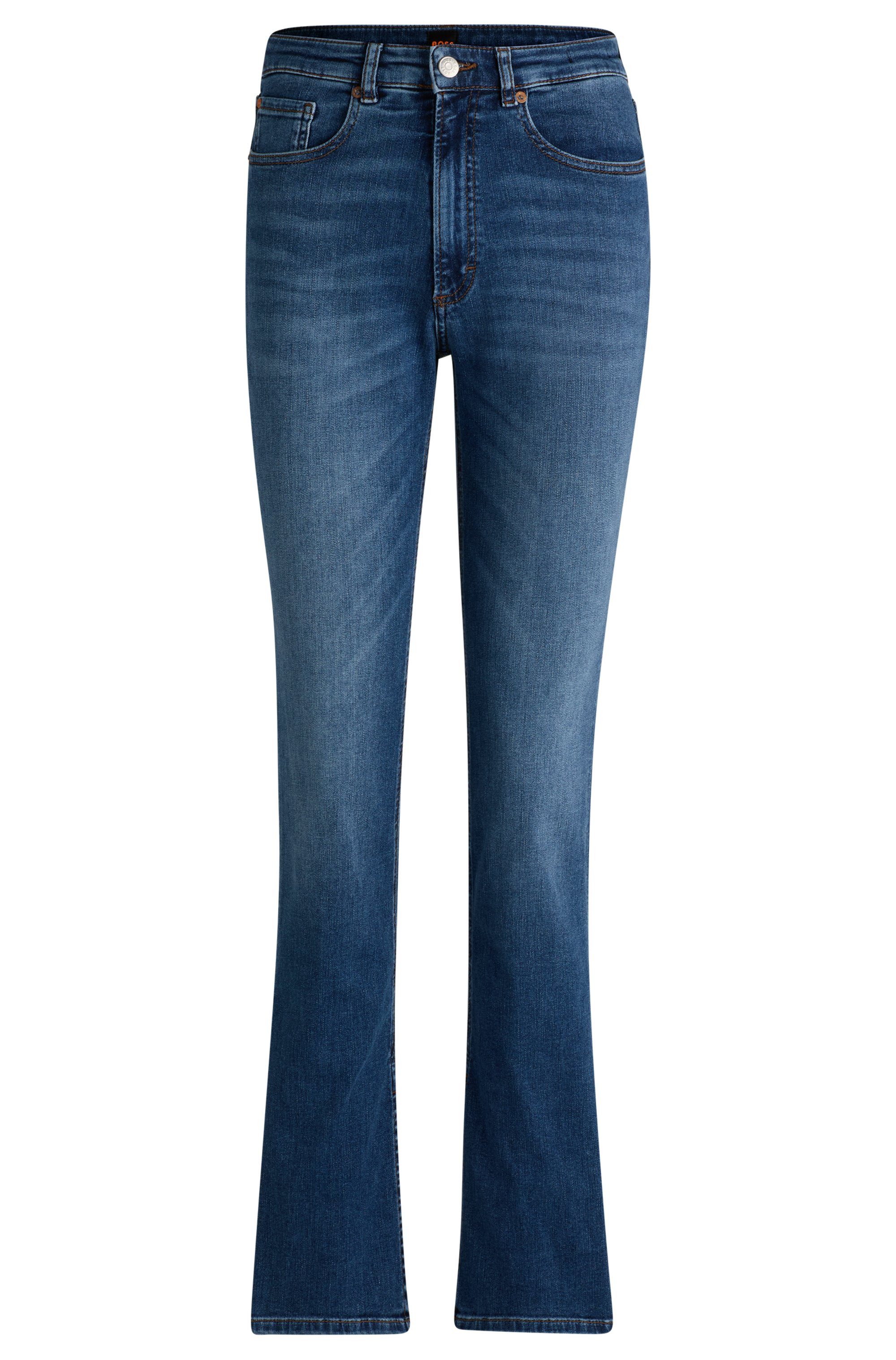 BOSS ORANGE Slim-fit-Jeans "Rosa High Rise Bootcut Premium Damenmode", mit günstig online kaufen