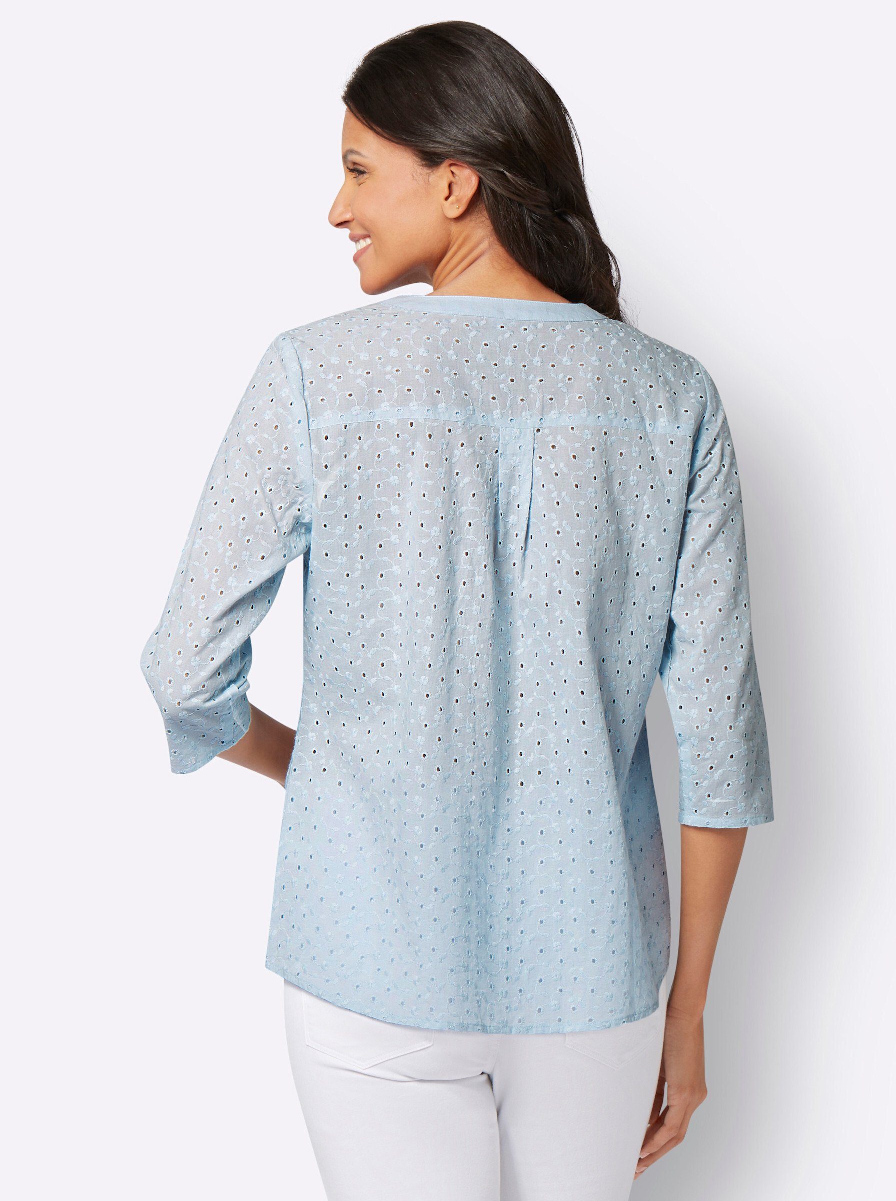 Sieh an! Klassische Bluse Schlupfbluse 3/4-Arm – Bild 2 von 4