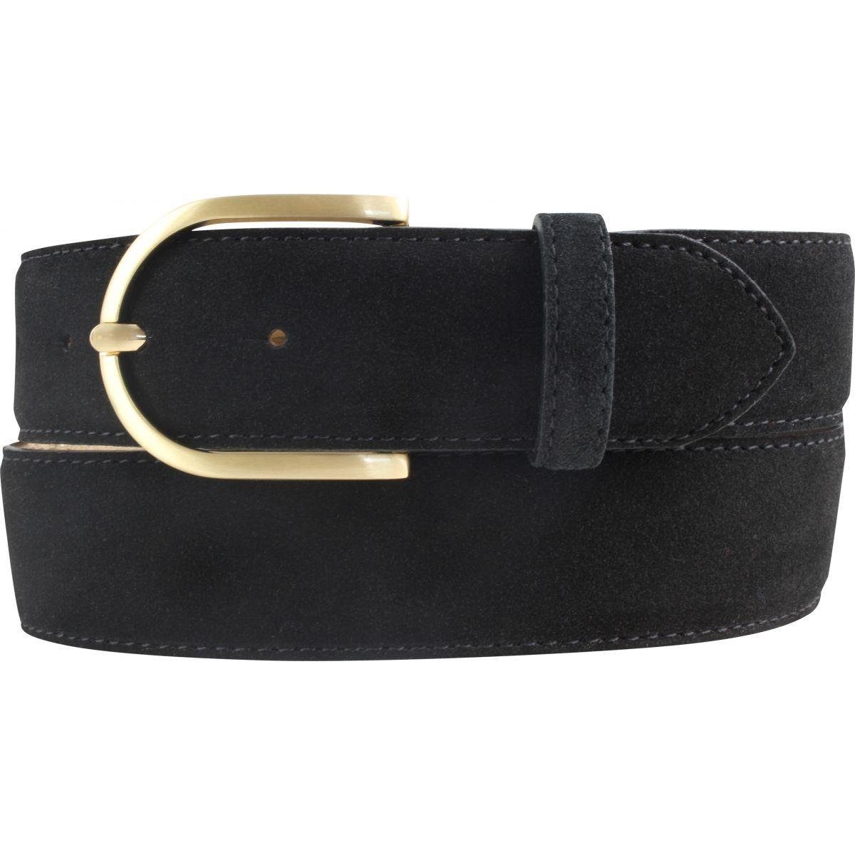 BELTINGER Ledergürtel Damen-Gürtel aus Veloursleder 4 cm - Velour-Gürtel für Damen 40mm - Wi (1-St)