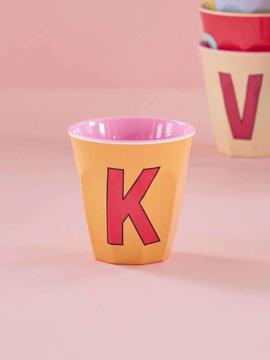 rice Kinderbecher RICE Becher - K, 250 ml, Melamine, Farbe: Aprikose