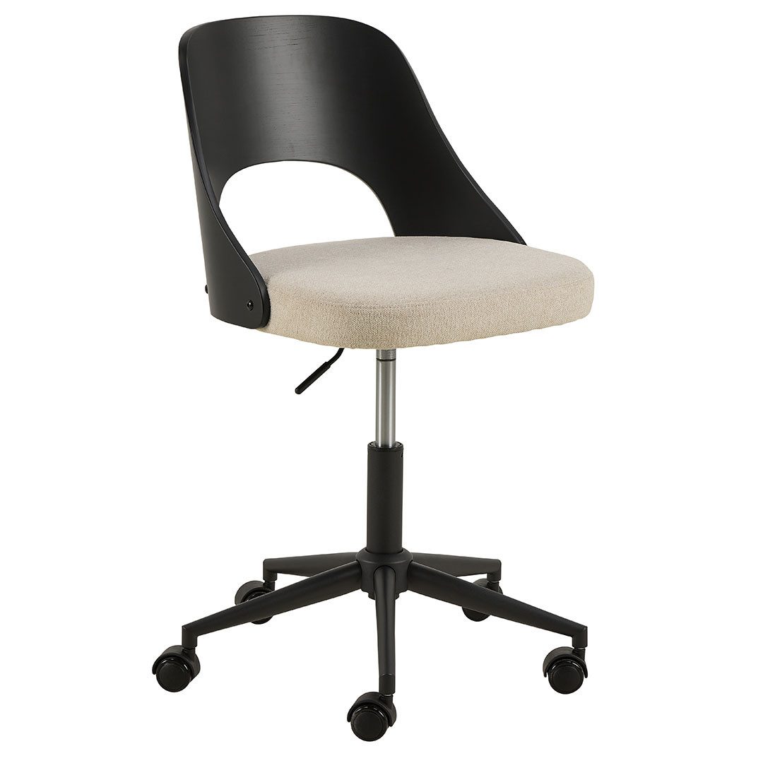 Drehstuhl Lucy Bürostuhl Stoff beige.