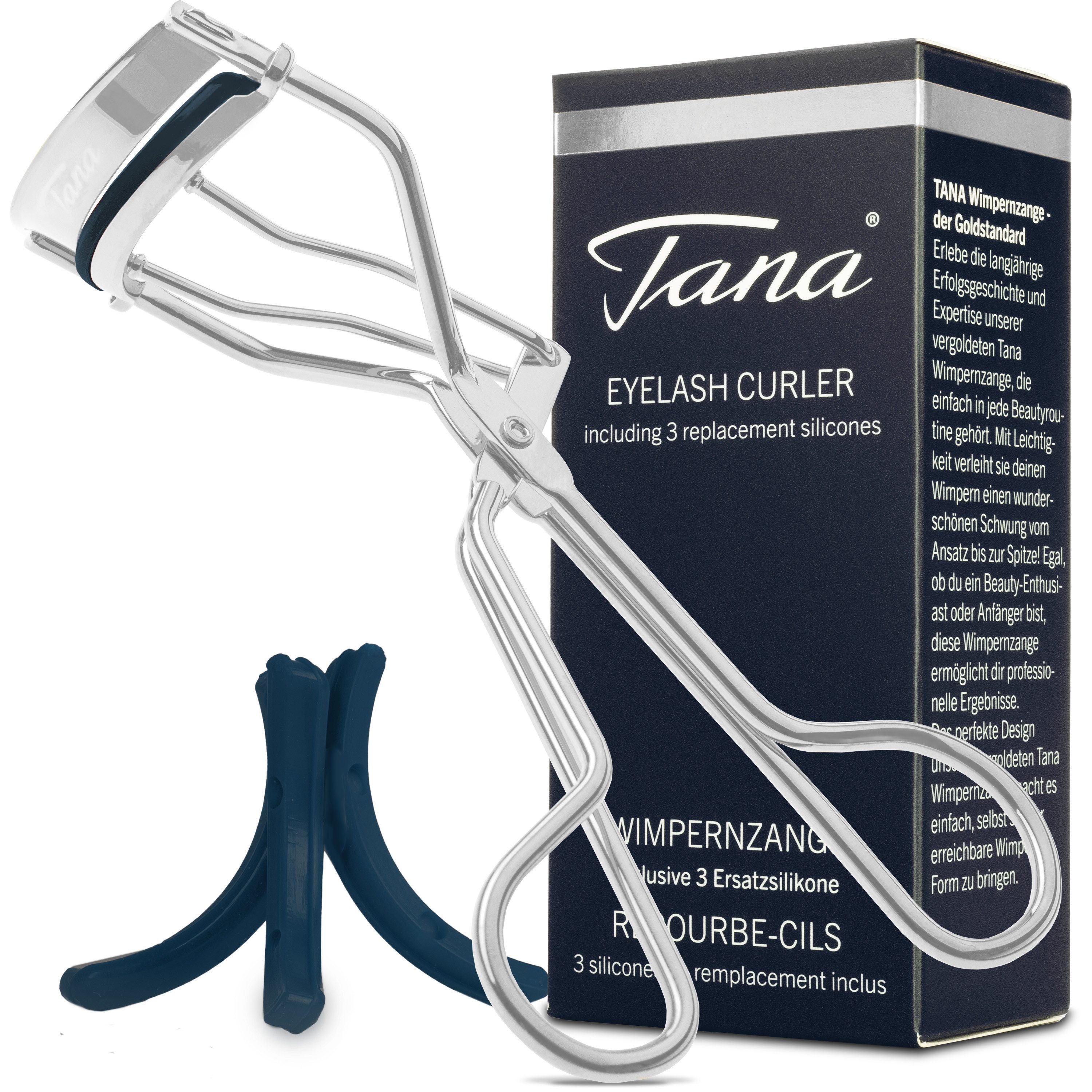 Tana Wimpernzange Wimpernzange mit 3 Ersatzsilikonen