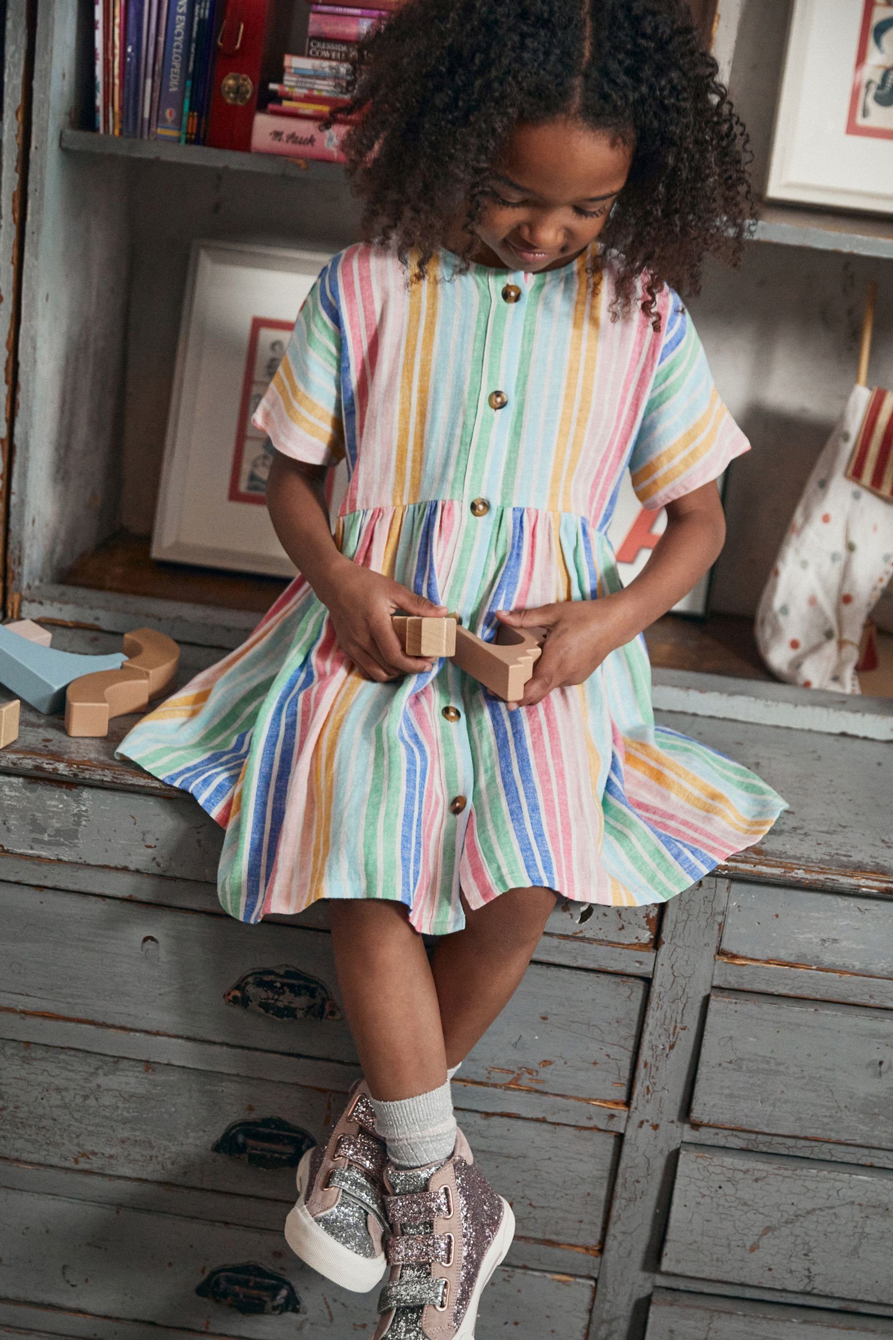 Next Blusenkleid Lockeres Kleid (1-tlg)