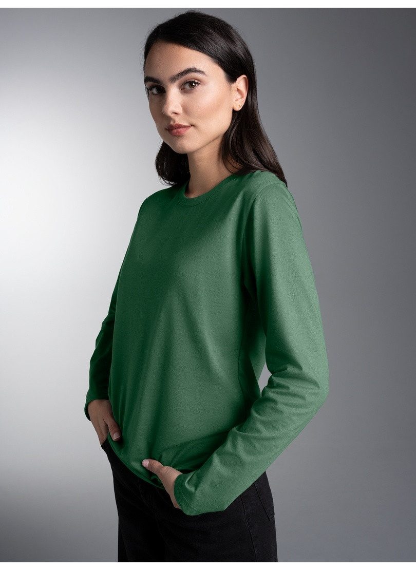 Trigema T-Shirt TRIGEMA Langarmshirt aus 100% Baumwolle (1-tlg)