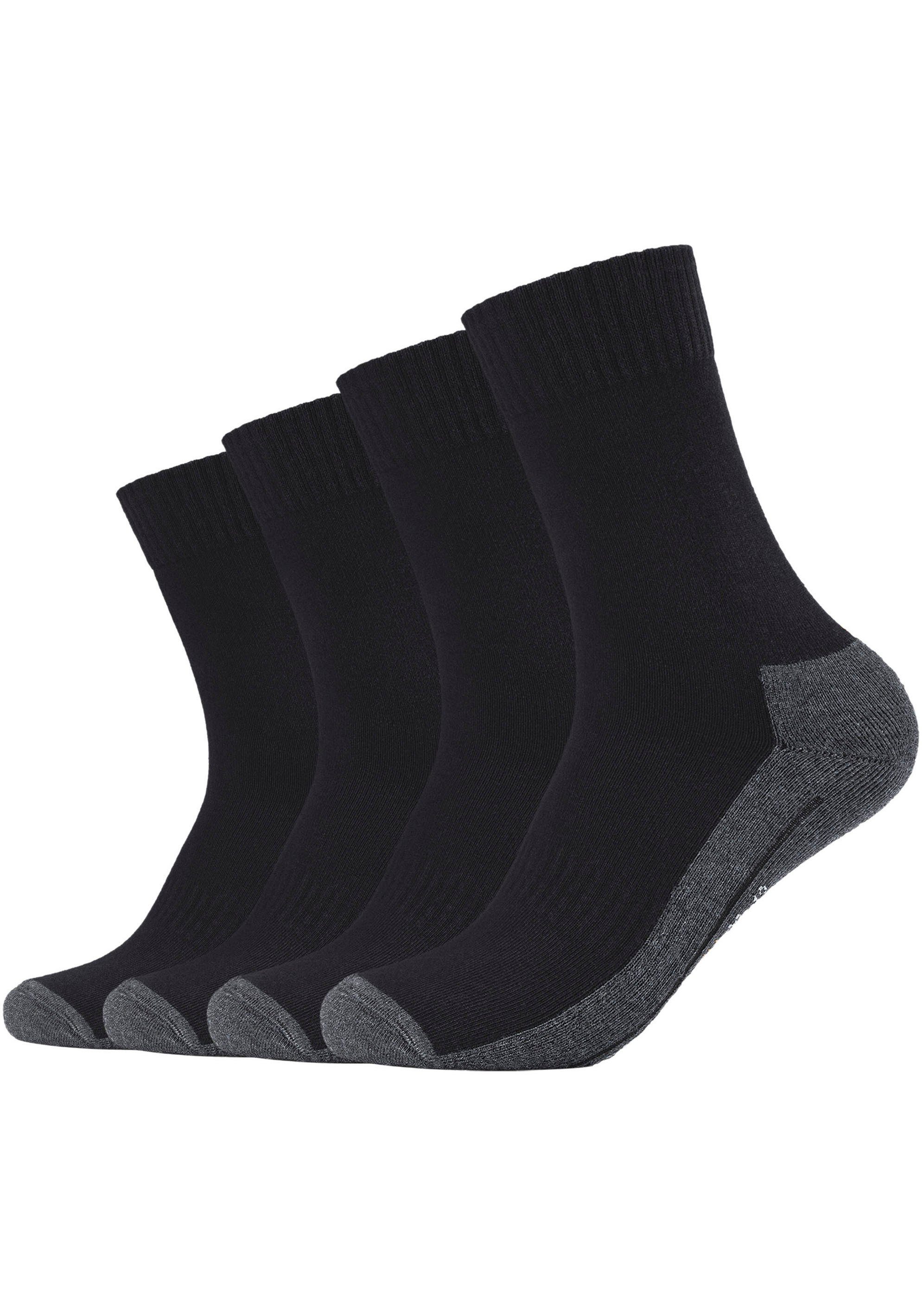 Camano Sportsocken (Packung, 4-Paar) Pro-Tex-Funktion: Klima- und feuchtigkeitsregulierend schwarz | Sport-Kurzsocken