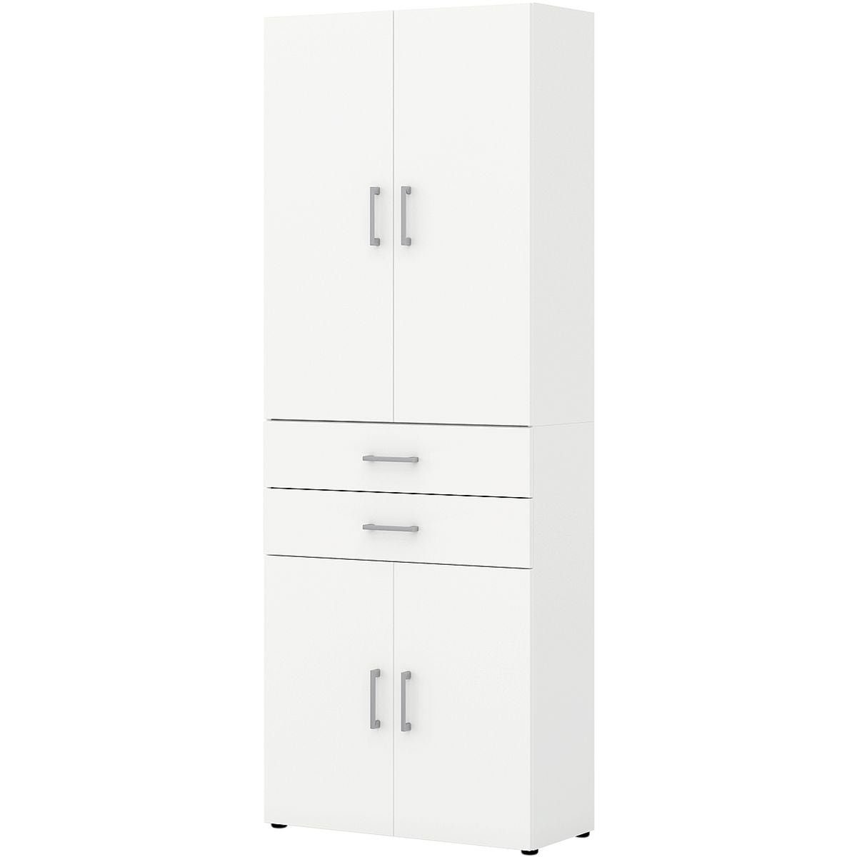 röhr Aktenschrank mit 2 4 Türen weiß 2 Office 80x212,5 und cm Schrank Direct Schubladen