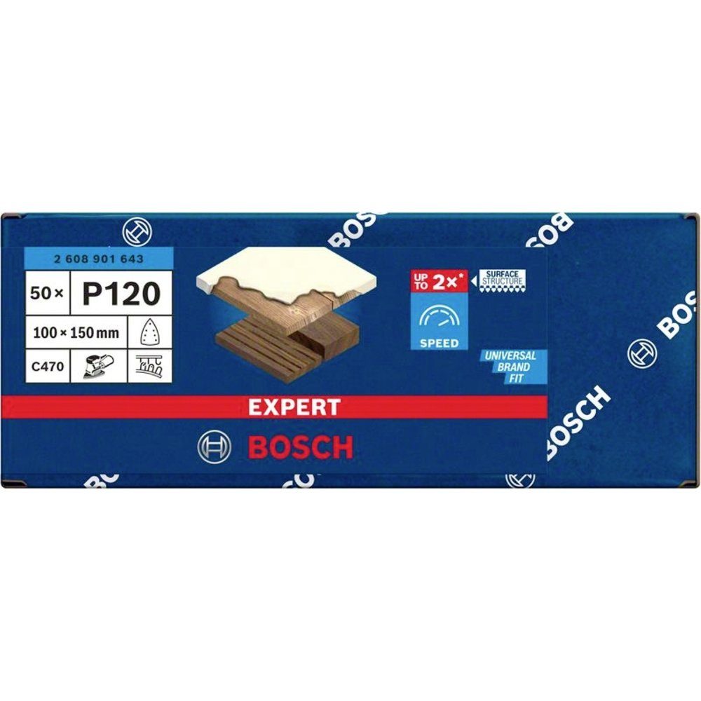 Thumbnail - Bosch Accessories Schleifpapier Bosch Accessories 2608901643 Schleifpapier für Multischleifer Körnun