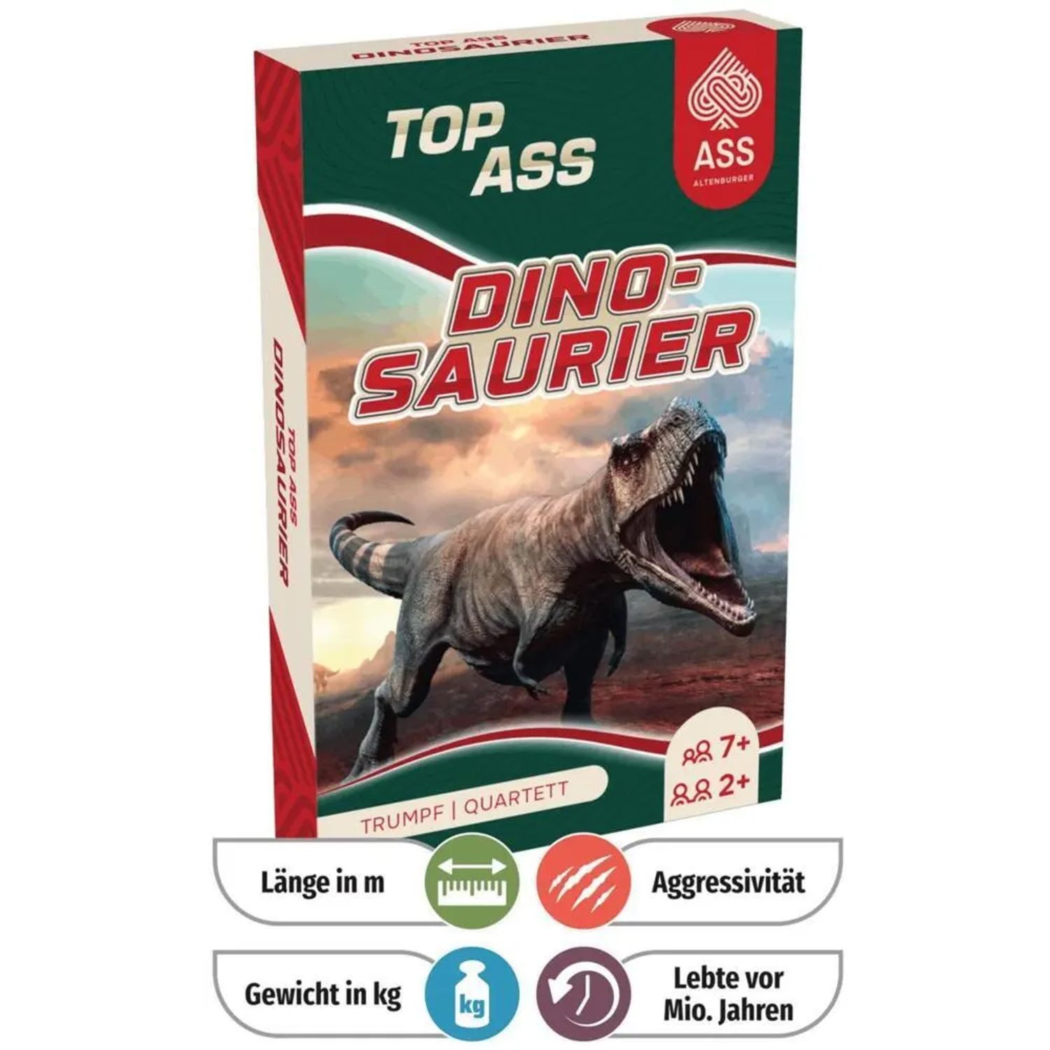 Cartamundi Spiel TOP ASS® - Dinosaurier NEU